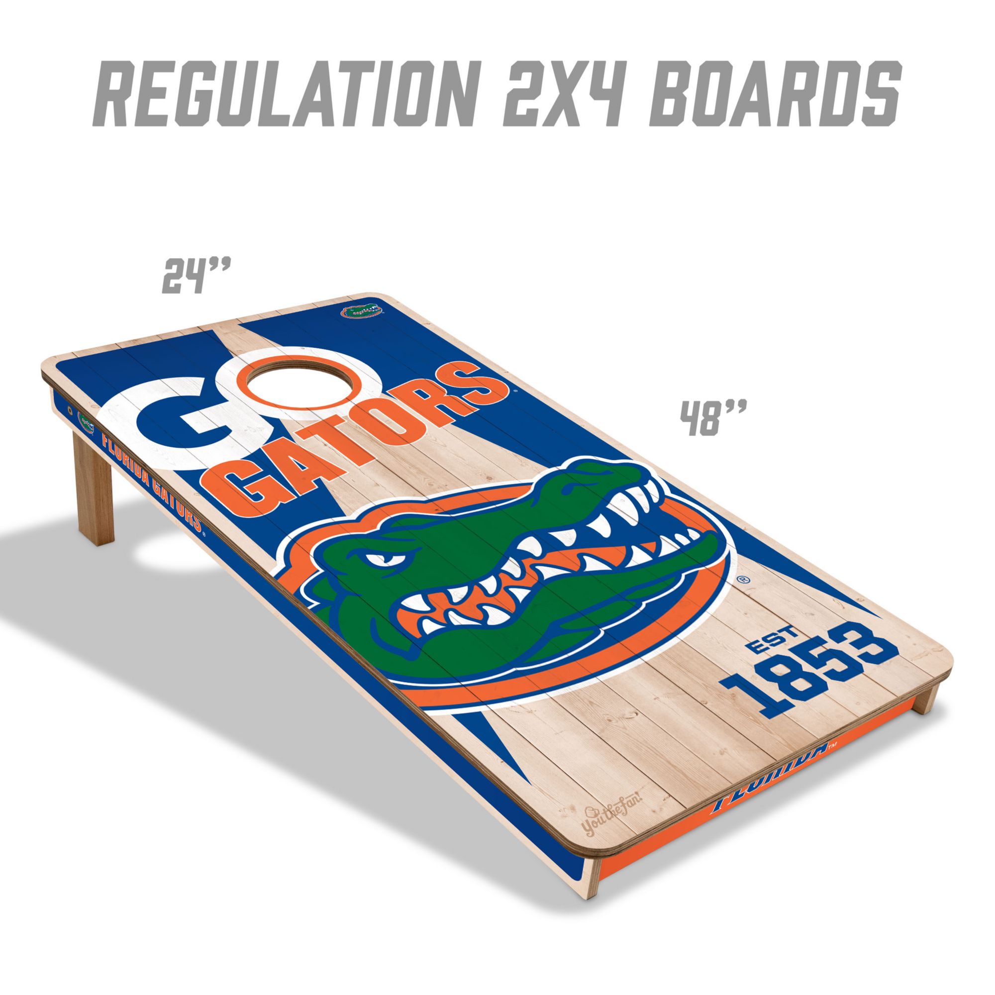 YouTheFan Florida Gators 2' x 4' Cornhole Boards product image