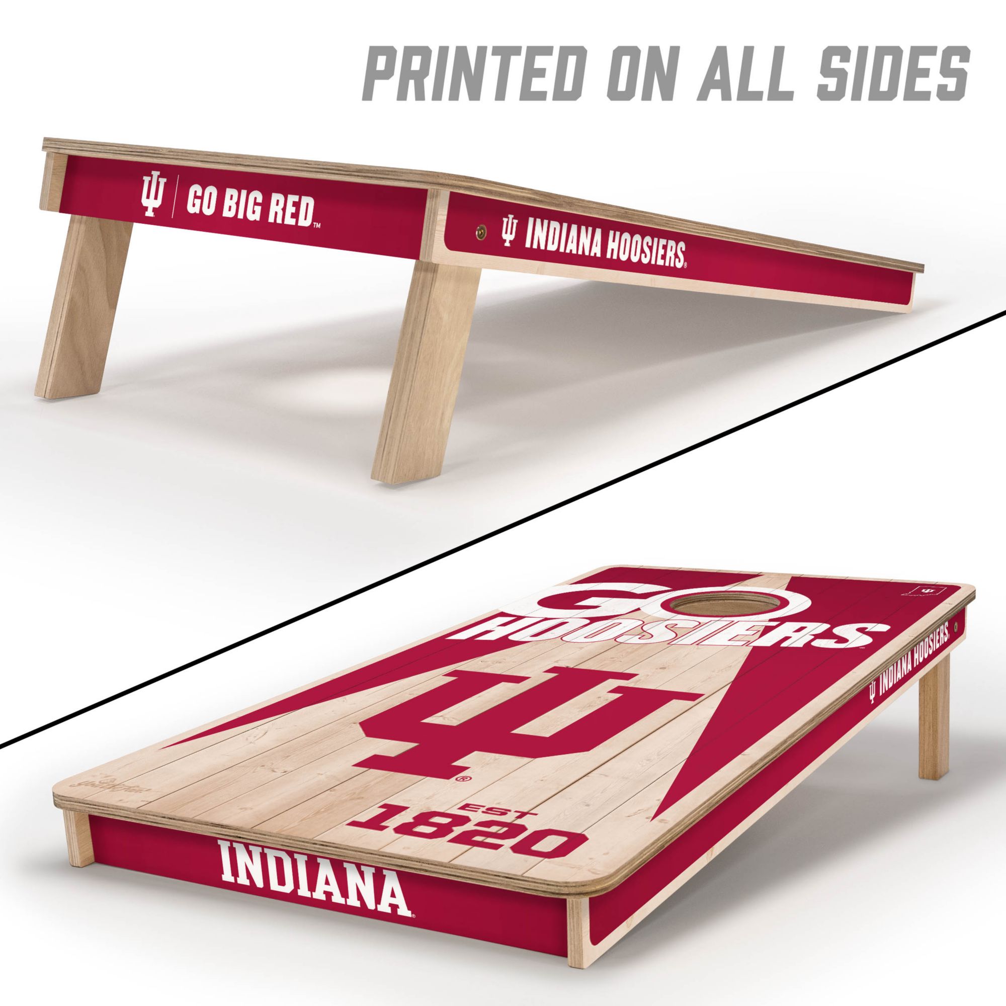 YouTheFan Indiana Hoosiers 2' x 4' Cornhole Boards product image