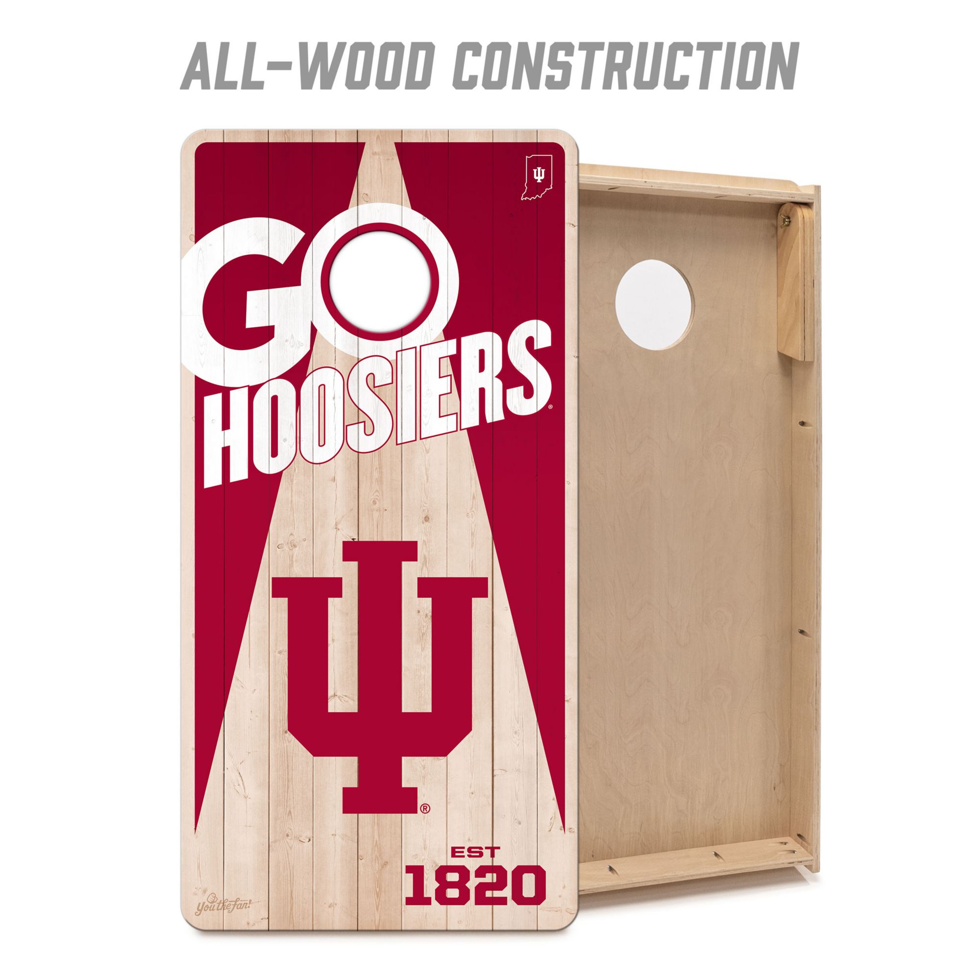 YouTheFan Indiana Hoosiers 2' x 4' Cornhole Boards product image