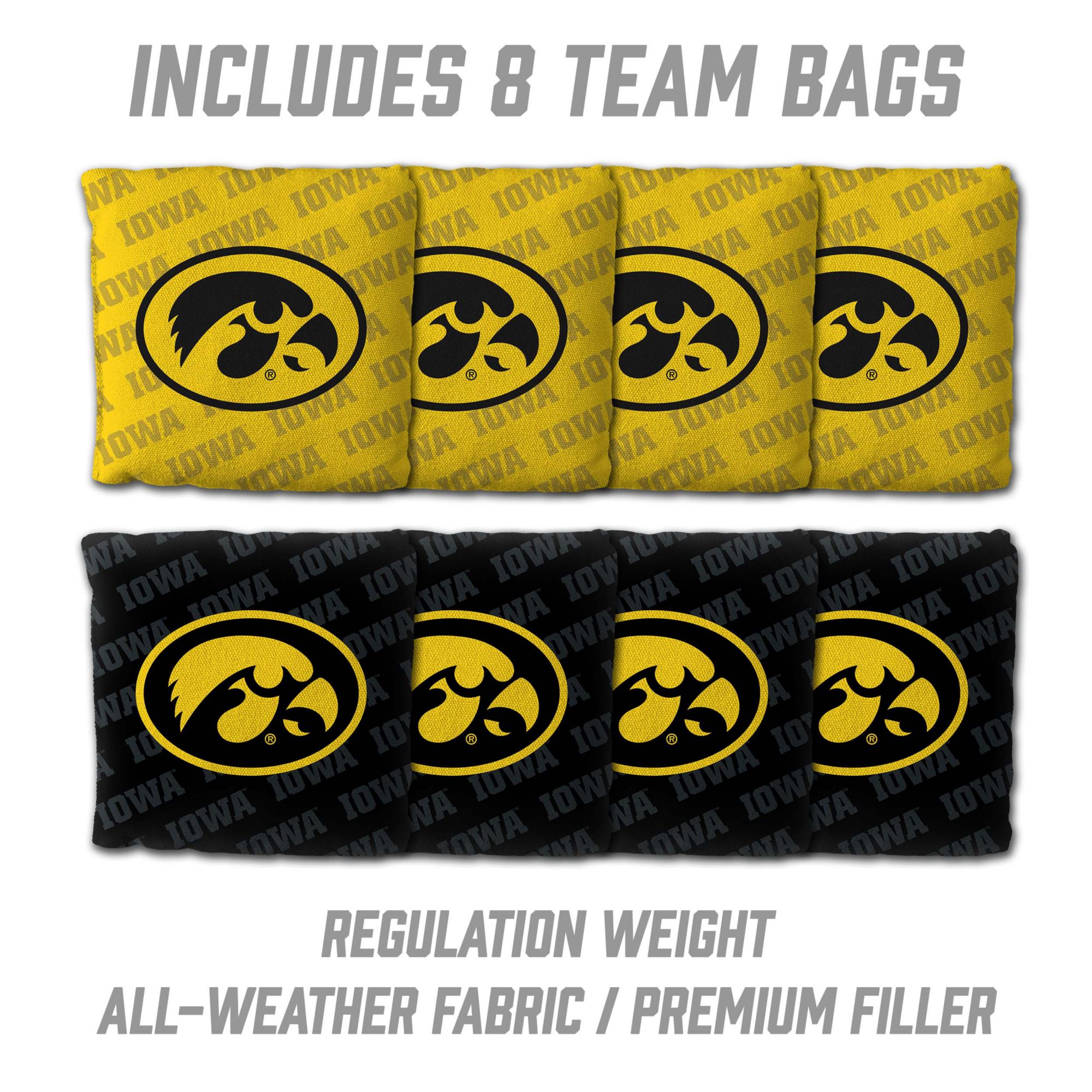YouTheFan Iowa Hawkeyes 2' x 4' Cornhole Boards product image
