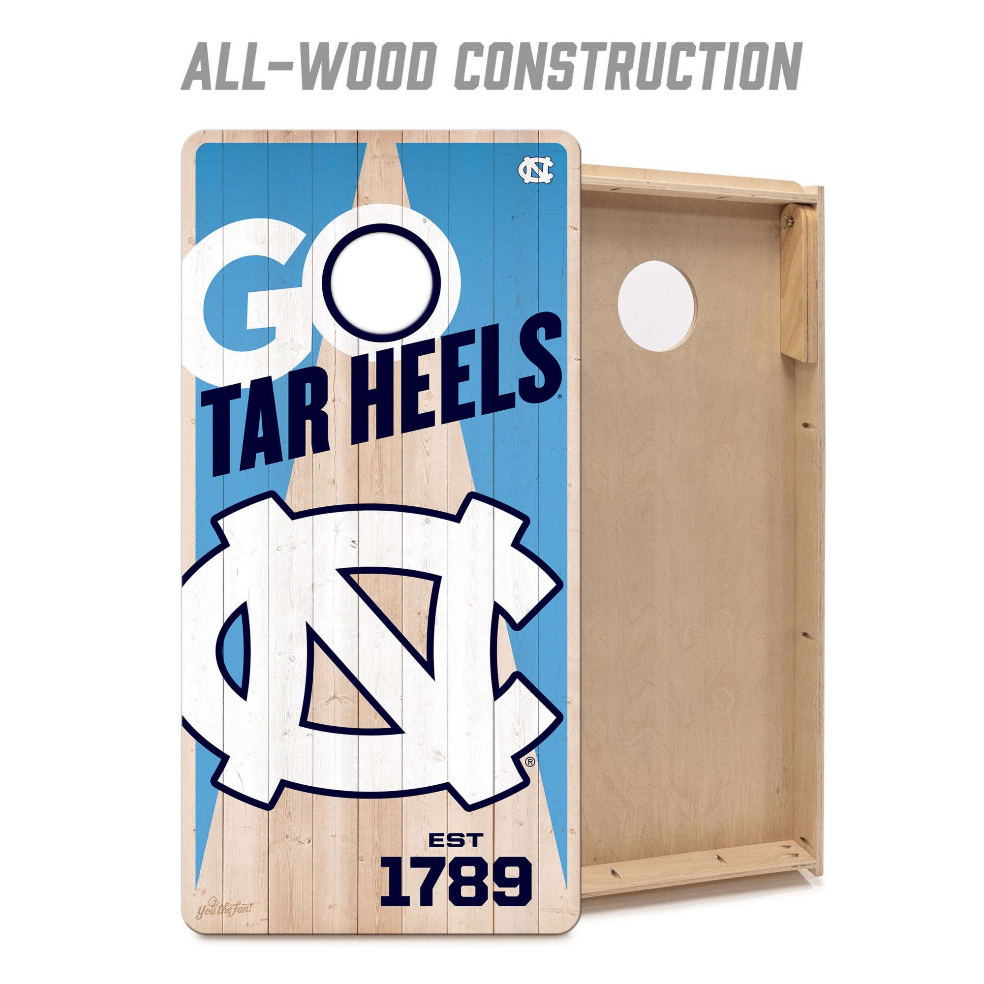 YouTheFan North Carolina Tar Heels 2' x 4' Cornhole Boards product image