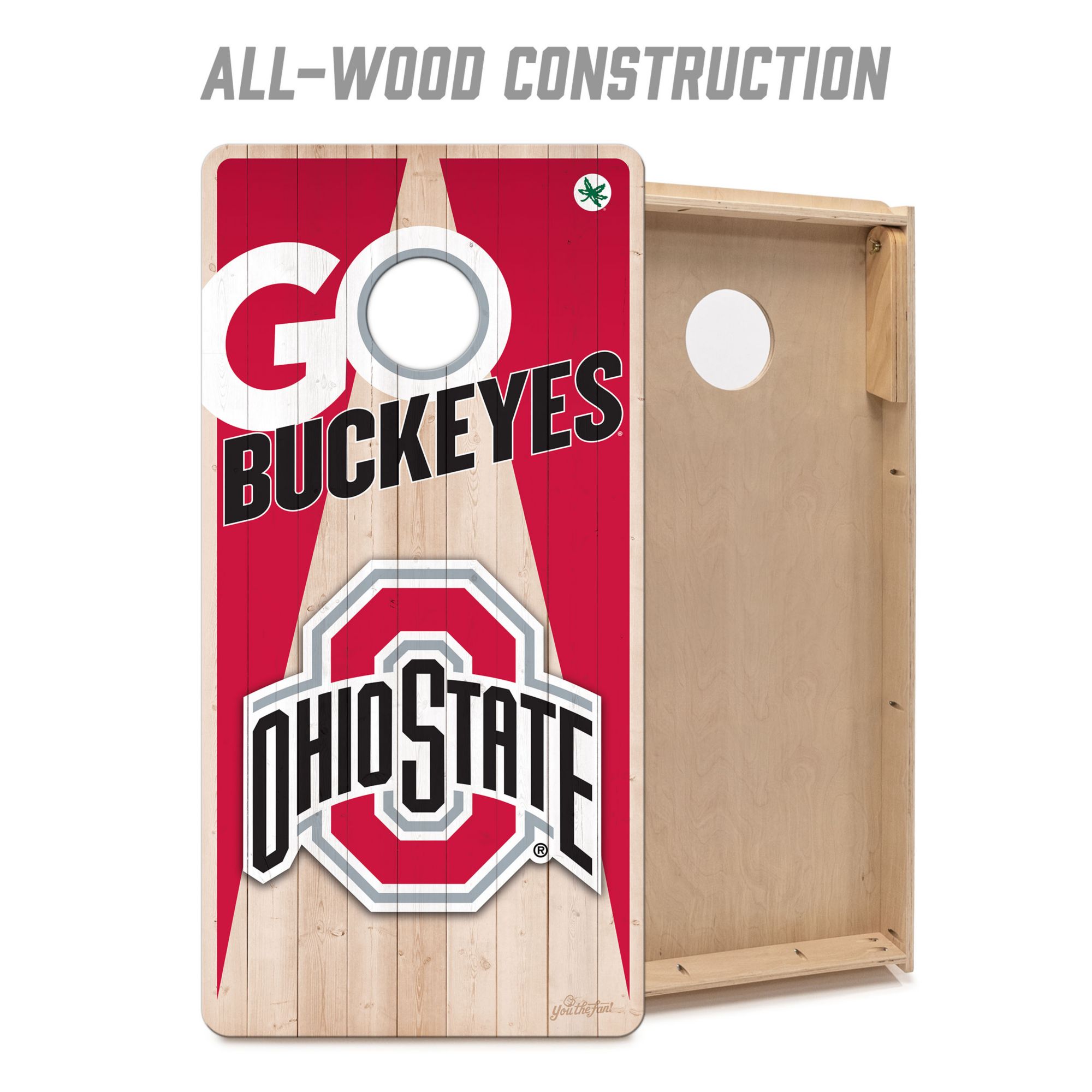 YouTheFan Ohio State Buckeyes 2' x 4' Cornhole Boards product image