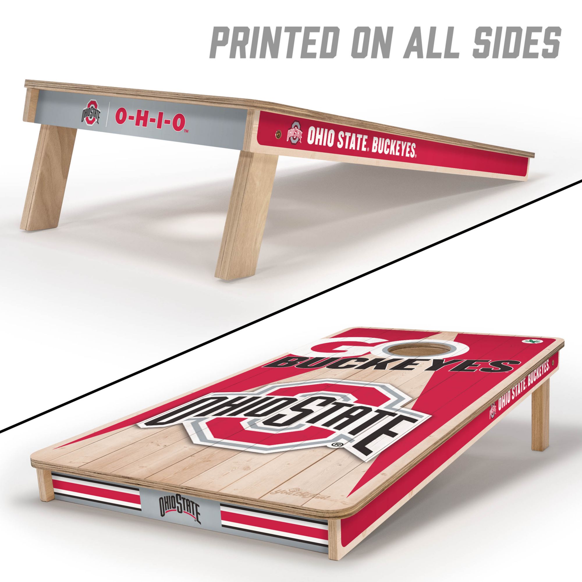 YouTheFan Ohio State Buckeyes 2' x 4' Cornhole Boards product image