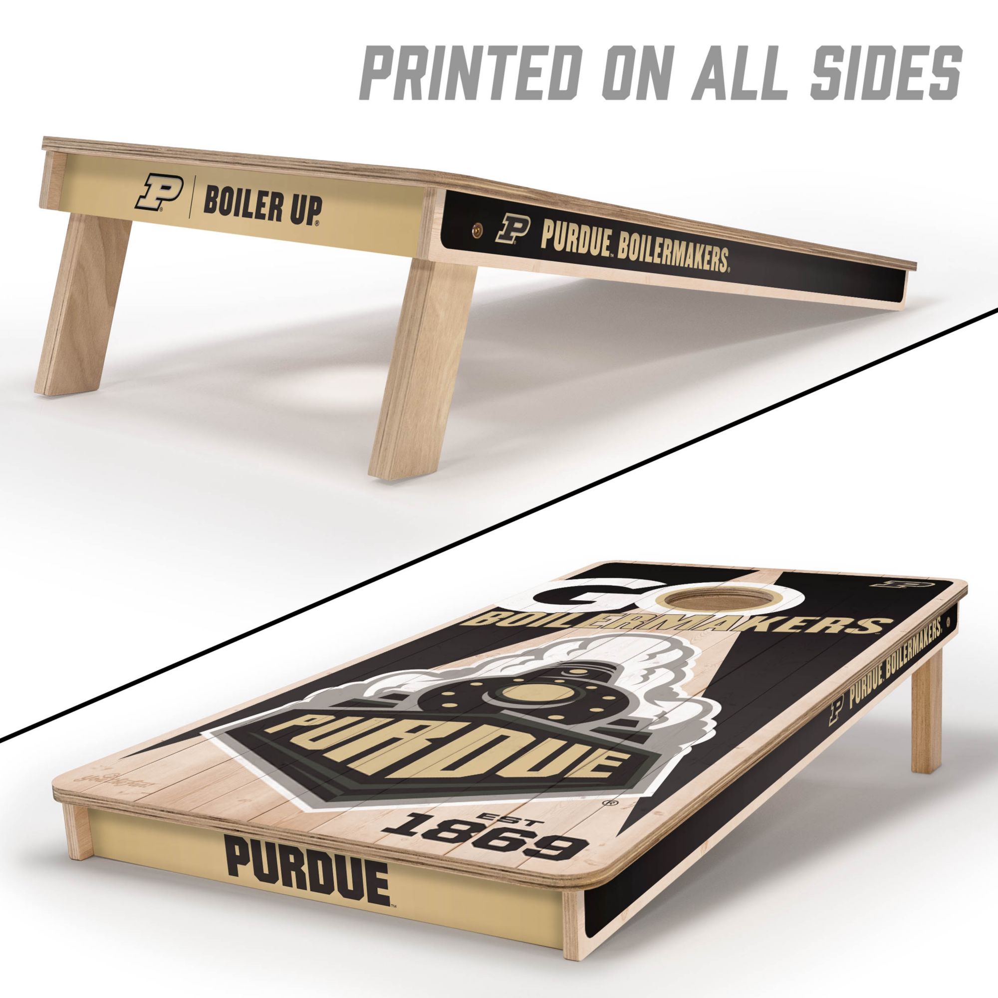 YouTheFan Purdue Boilermakers 2' x 4' Cornhole Boards product image