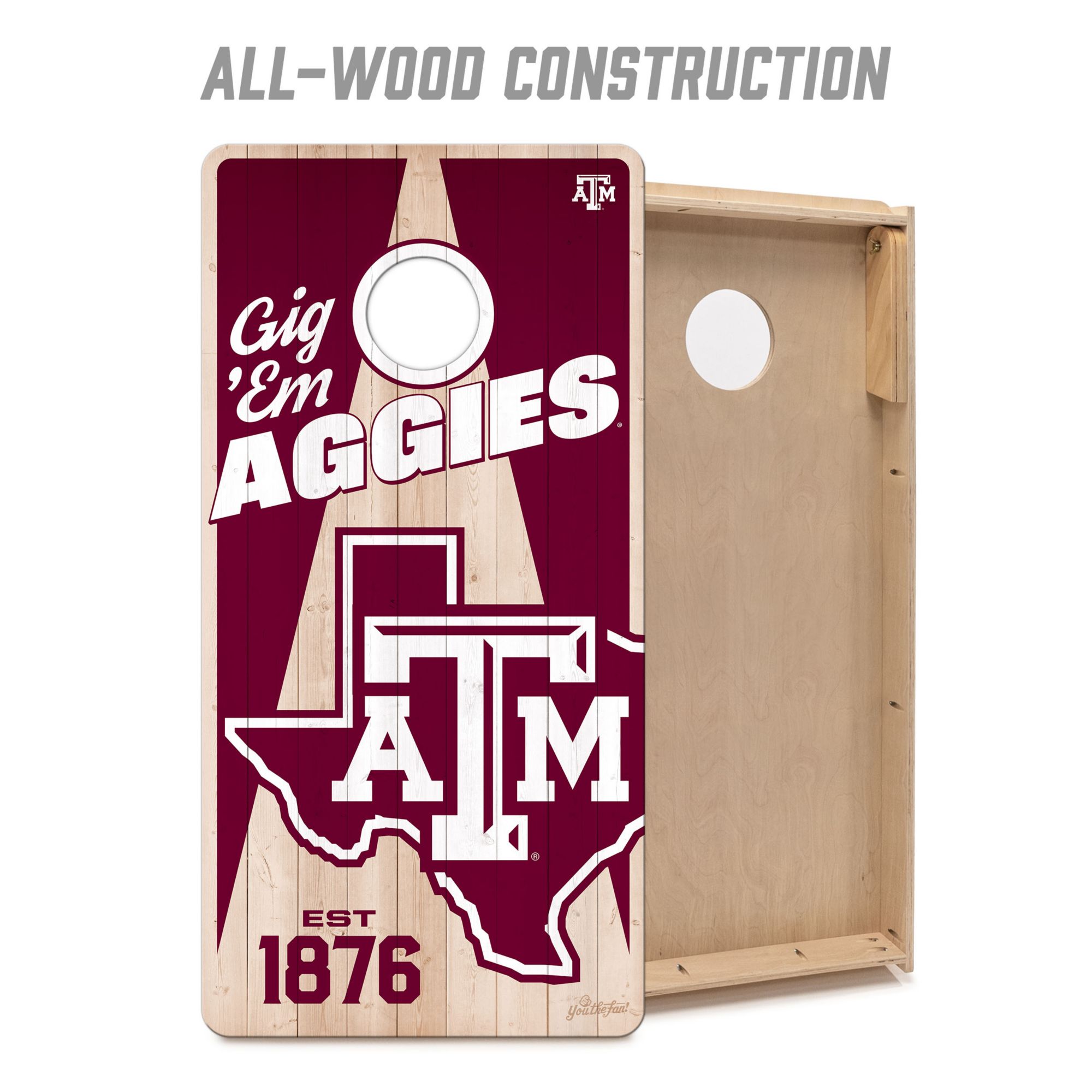 YouTheFan Texas A&M Aggies 2' x 4' Cornhole Boards product image