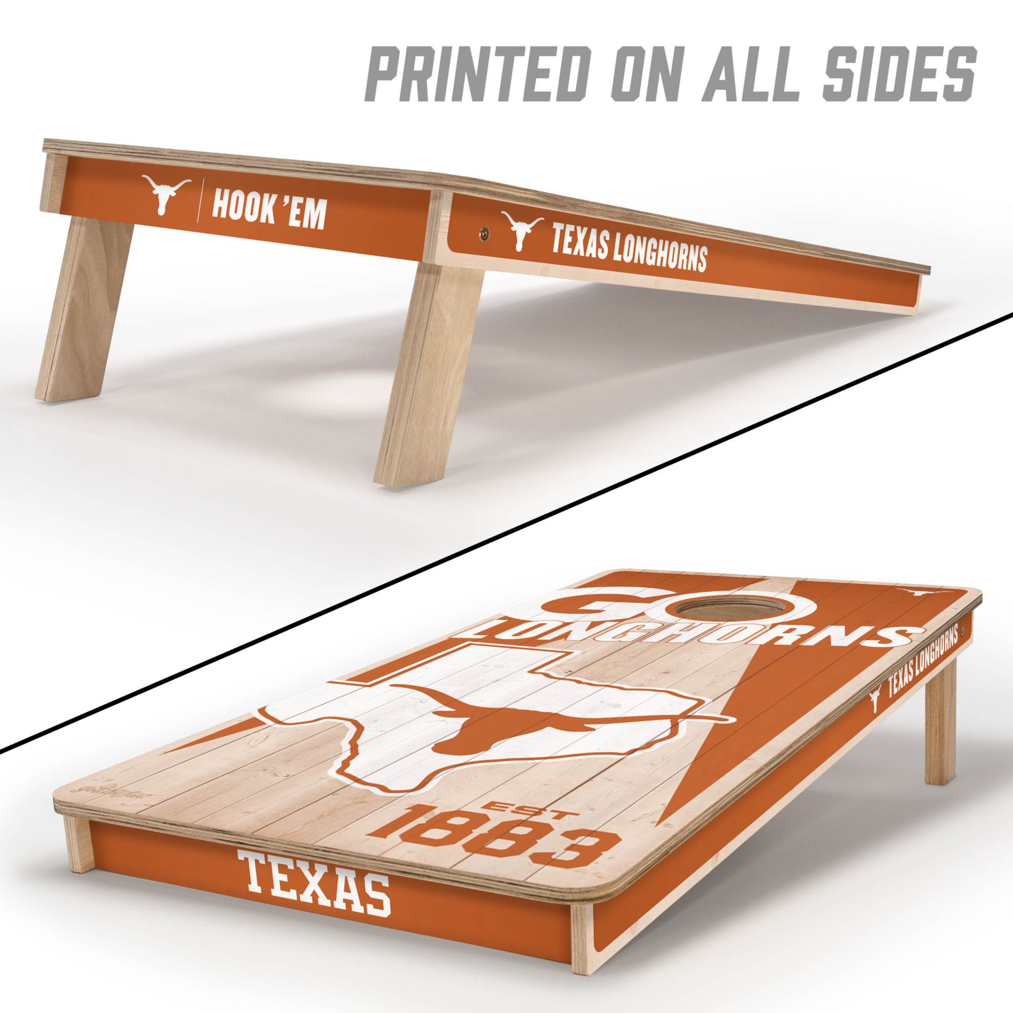 YouTheFan Texas Longhorns 2' x 4' Cornhole Boards product image