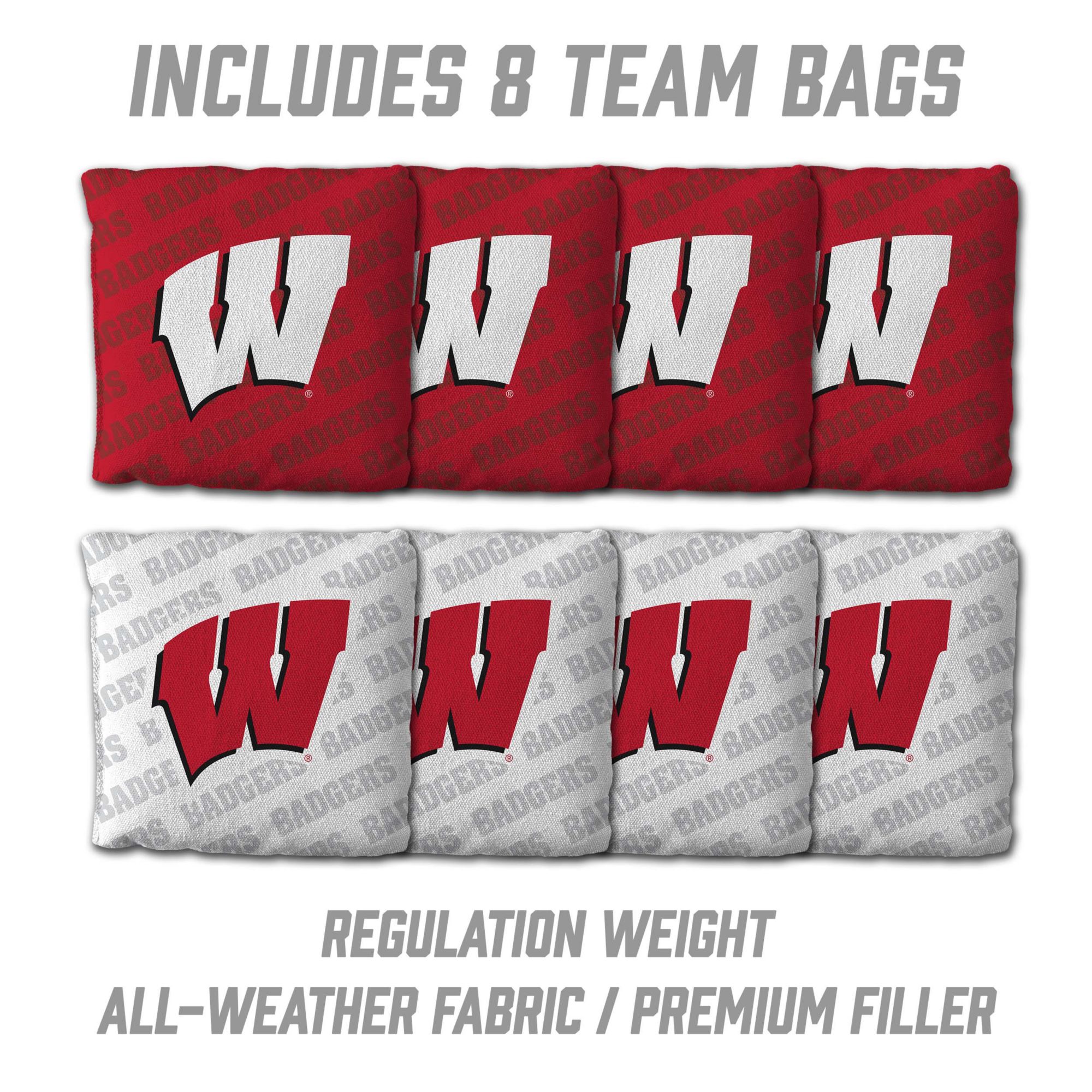 YouTheFan Wisconsin Badgers 2' x 4' Cornhole Boards product image