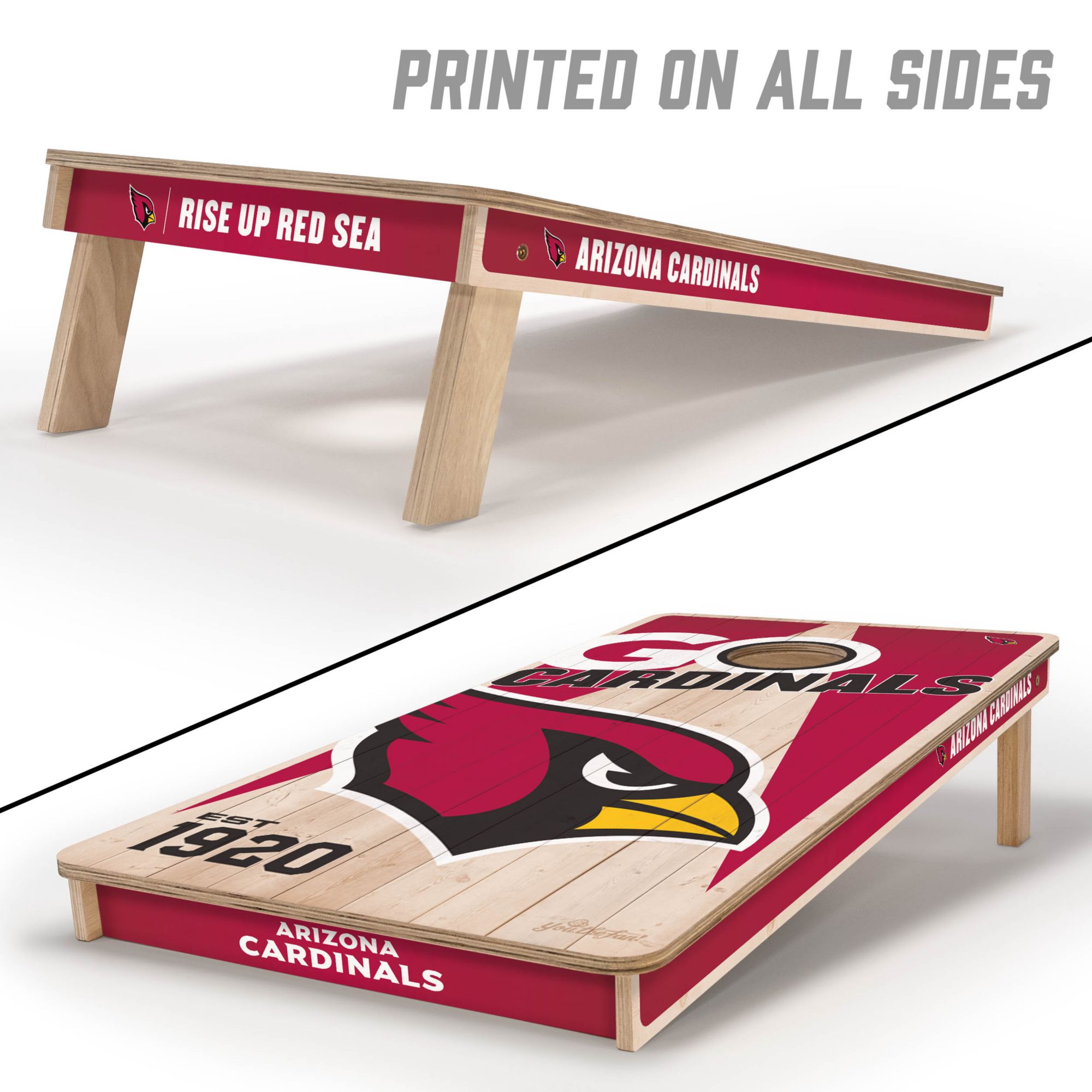 YouTheFan Arizona Cardinals 2' x 4' Cornhole Boards product image