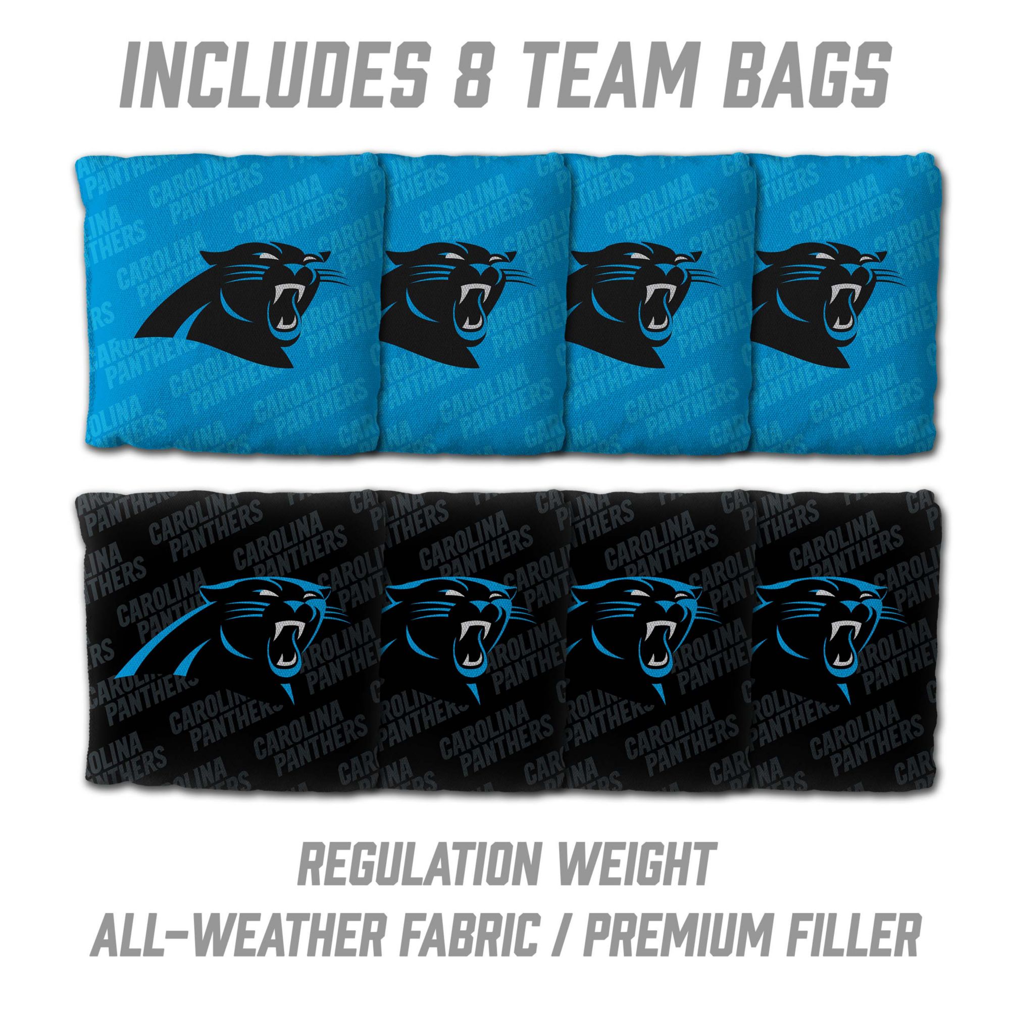 YouTheFan Carolina Panthers 2' x 4' Cornhole Boards product image