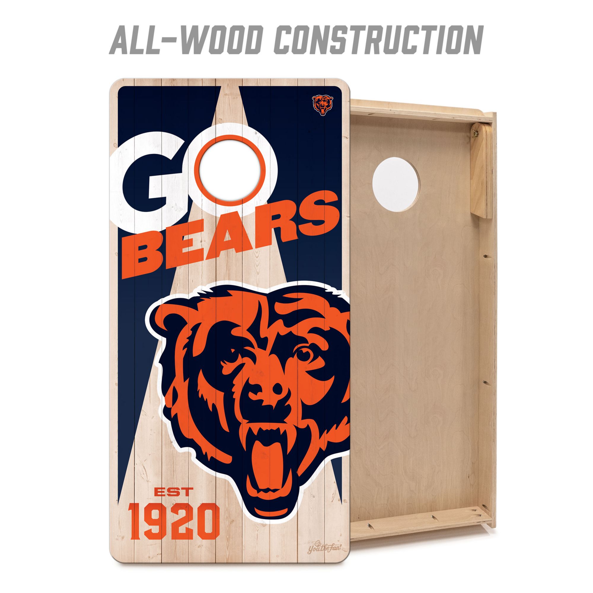 YouTheFan Chicago Bears 2' x 4' Cornhole Boards product image