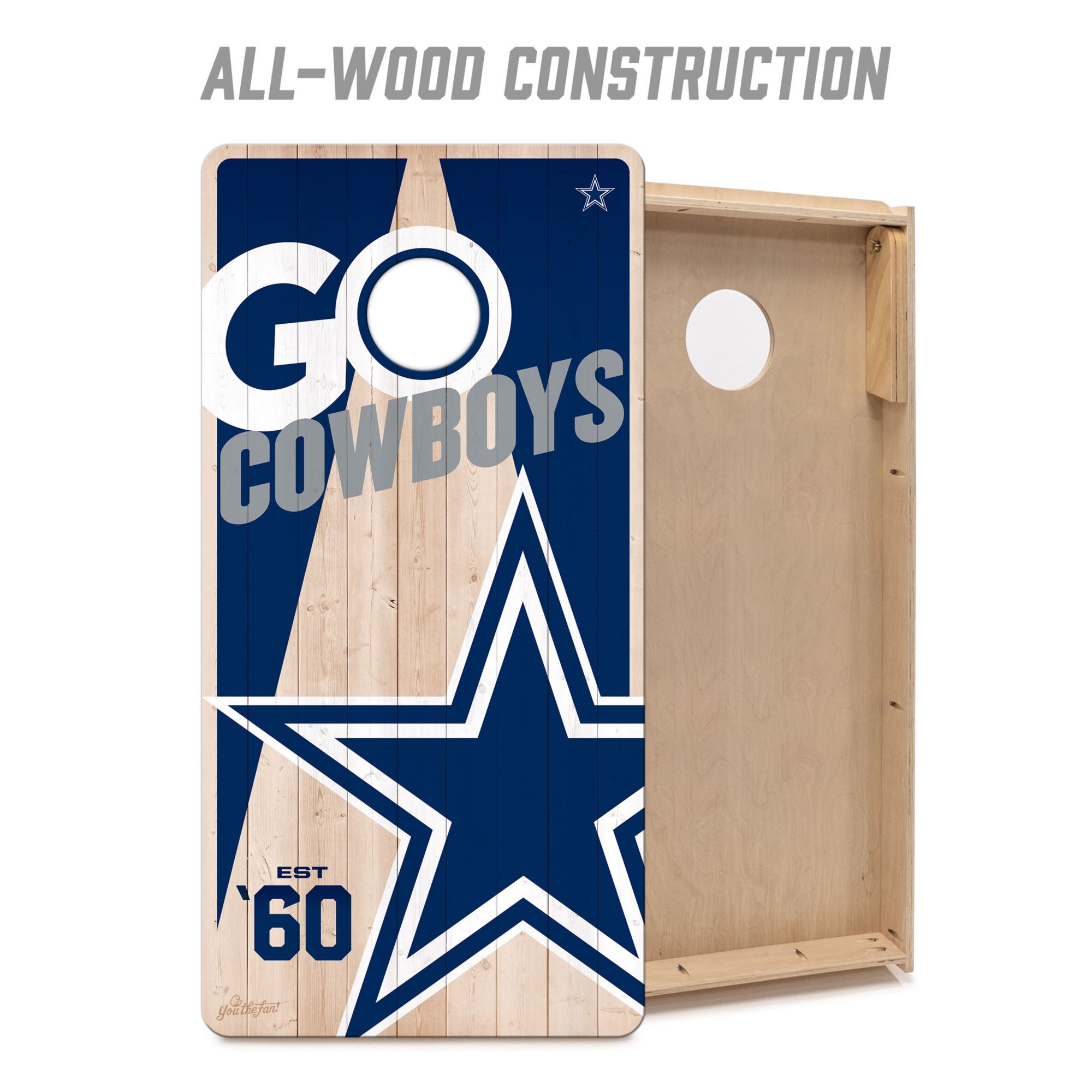YouTheFan Dallas Cowboys 2' x 4' Cornhole Boards product image