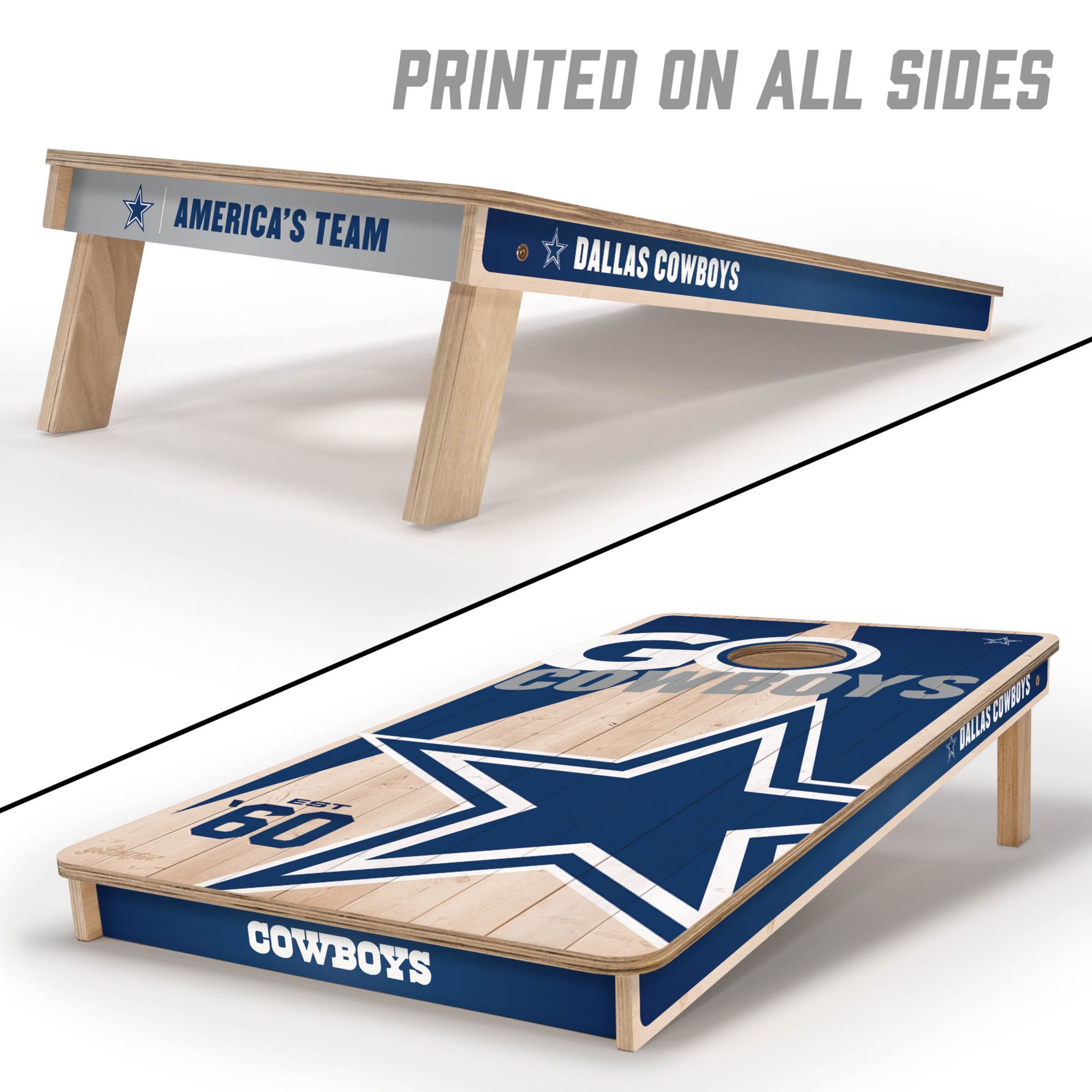 YouTheFan Dallas Cowboys 2' x 4' Cornhole Boards product image