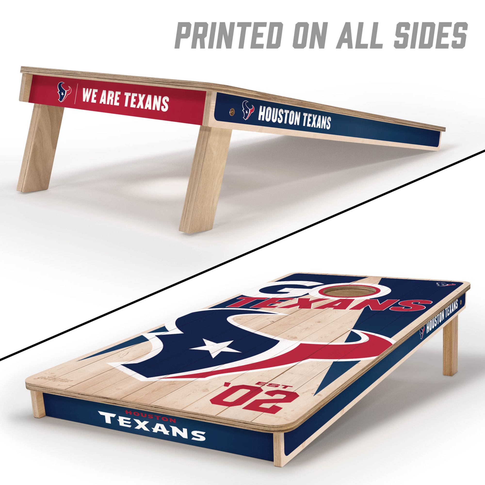 YouTheFan Houston Texans 2' x 4' Cornhole Boards product image