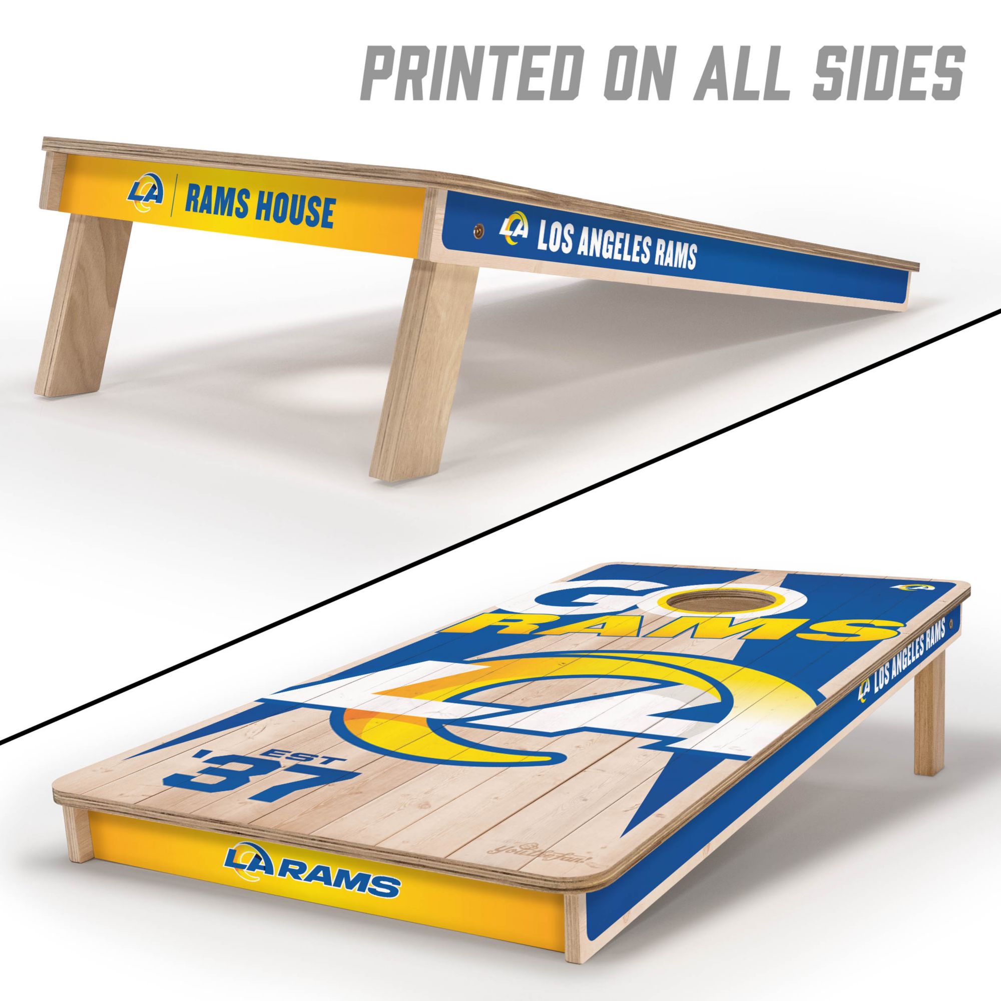 YouTheFan Los Angeles Rams 2' x 4' Cornhole Boards product image