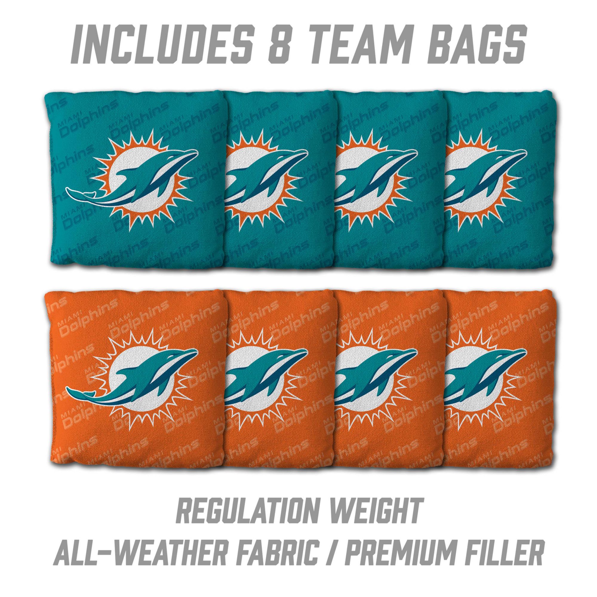 YouTheFan Miami Dolphins 2' x 4' Cornhole Boards product image