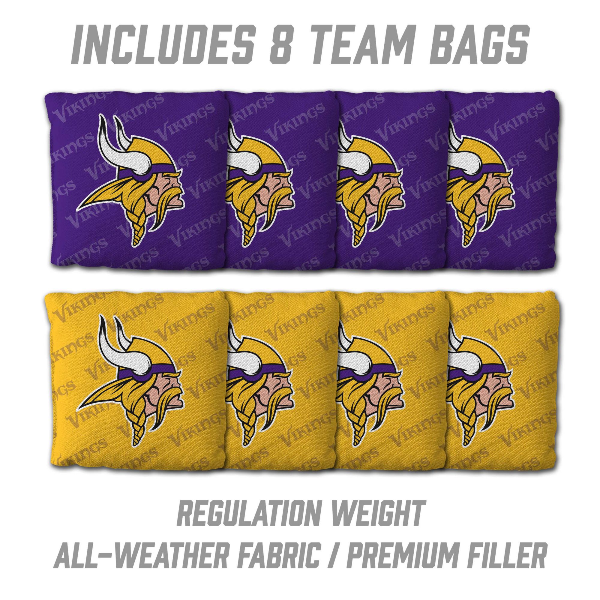 YouTheFan Minnesota Vikings 2' x 4' Cornhole Boards product image