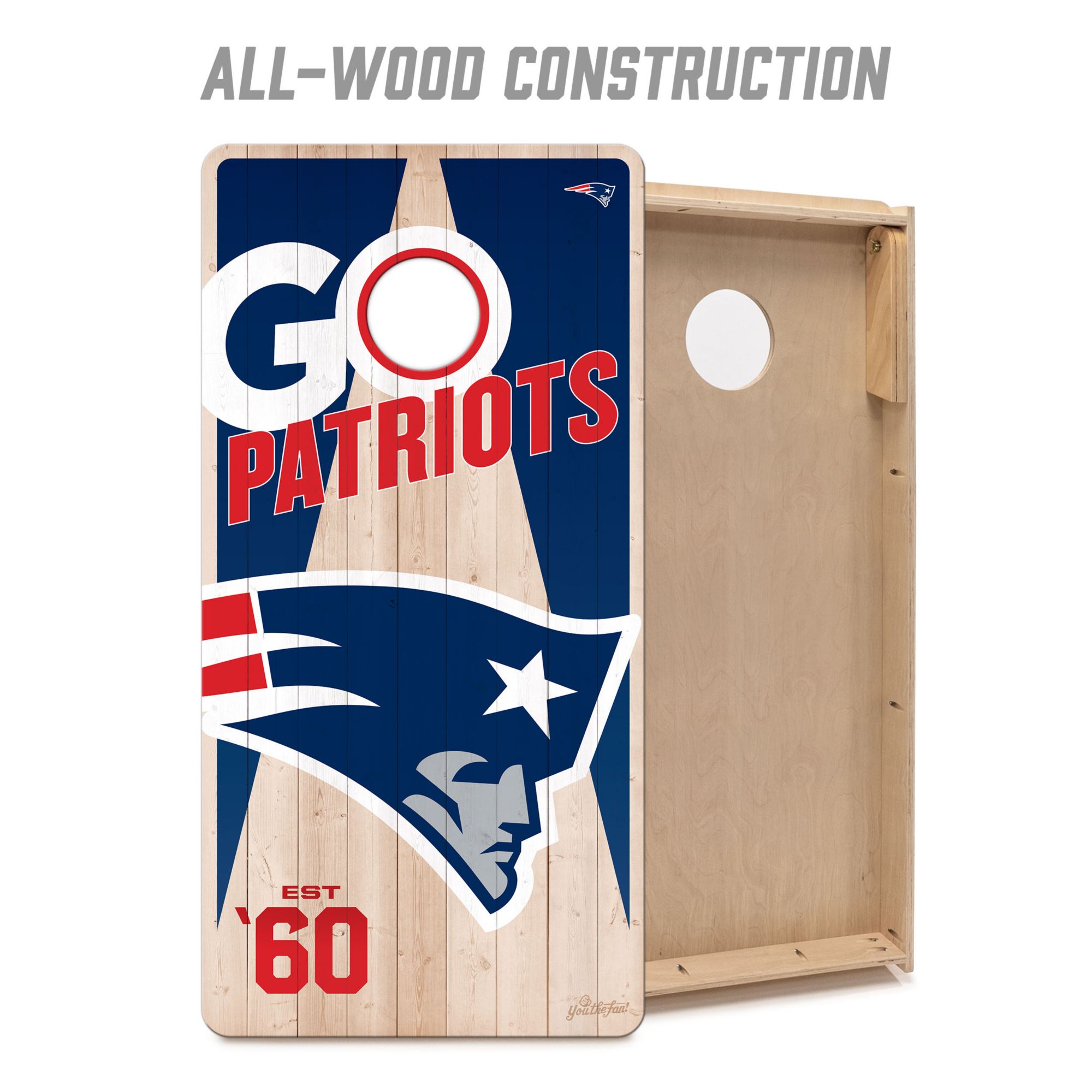 YouTheFan New England Patriots 2' x 4' Cornhole Boards product image