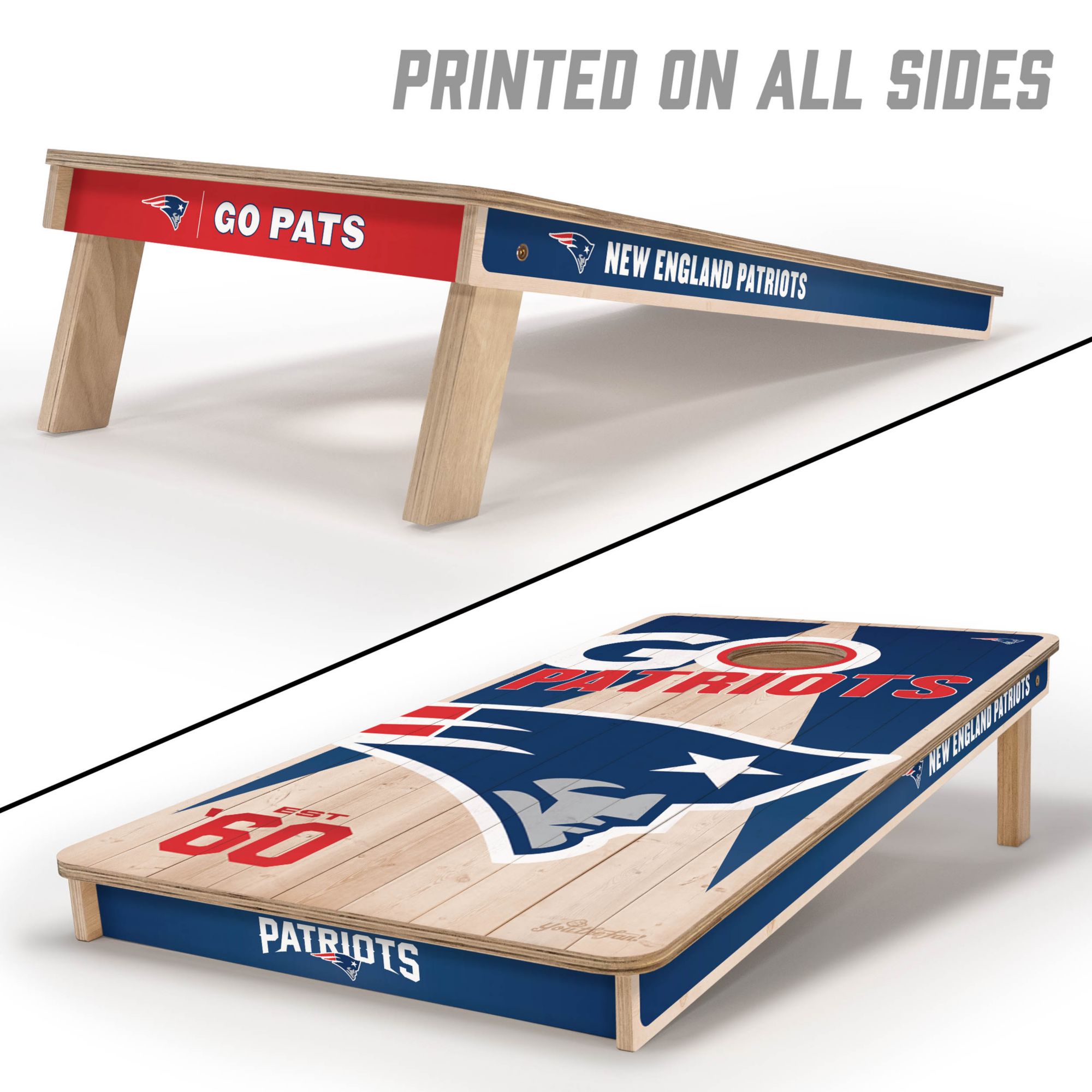 YouTheFan New England Patriots 2' x 4' Cornhole Boards product image