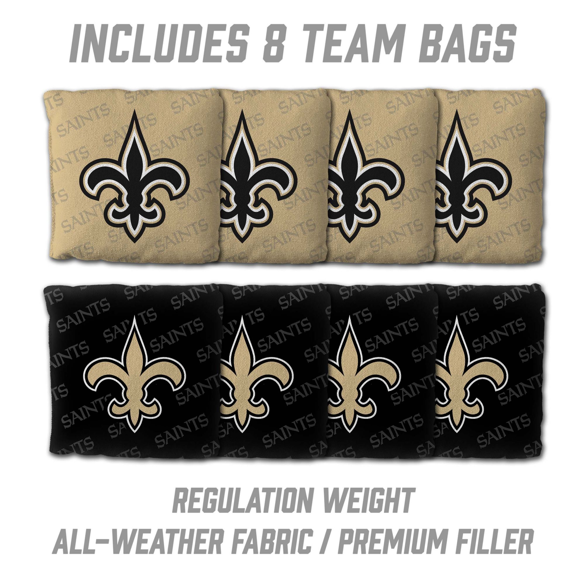 YouTheFan New Orleans Saints 2' x 4' Cornhole Boards product image