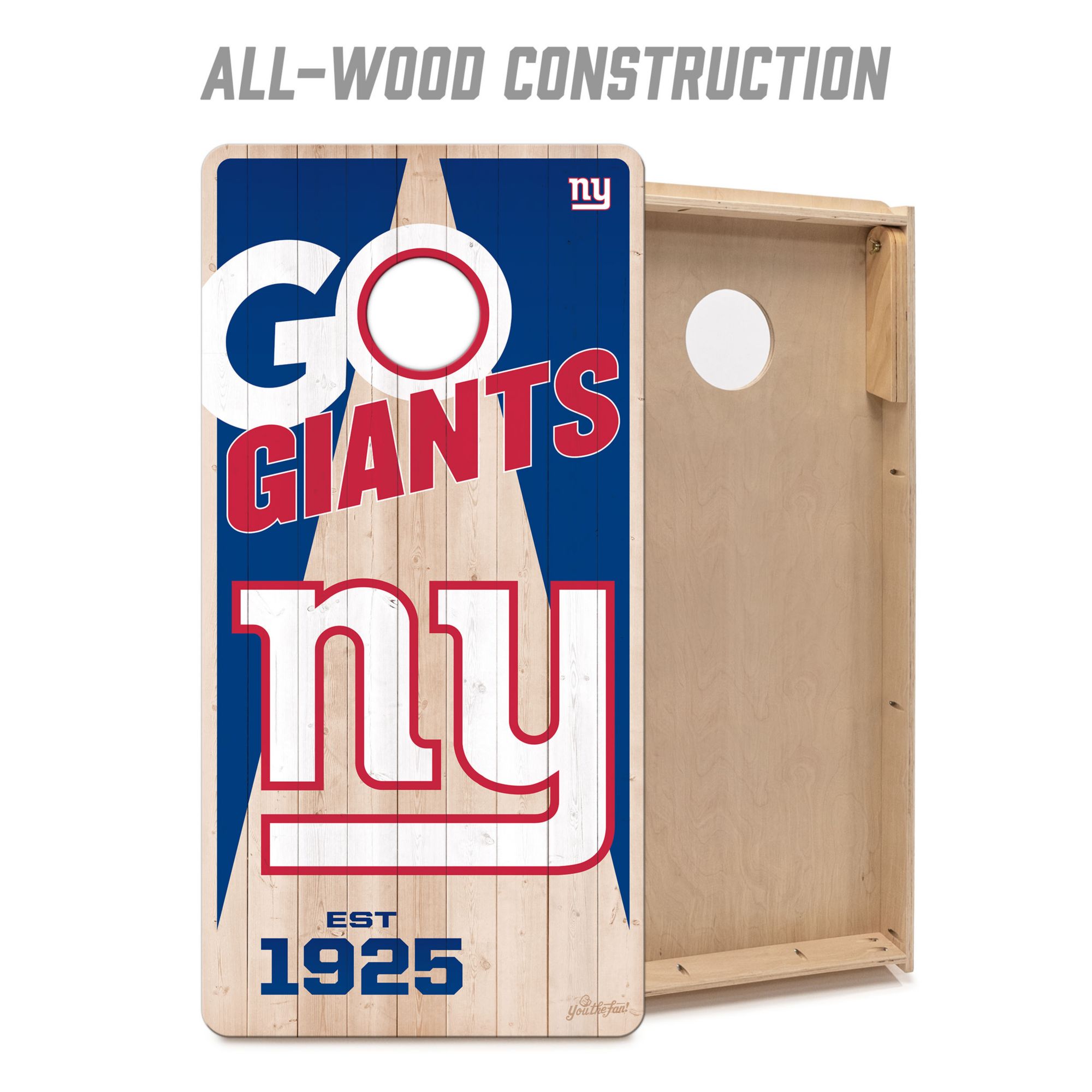 YouTheFan New York Giants 2' x 4' Cornhole Boards product image