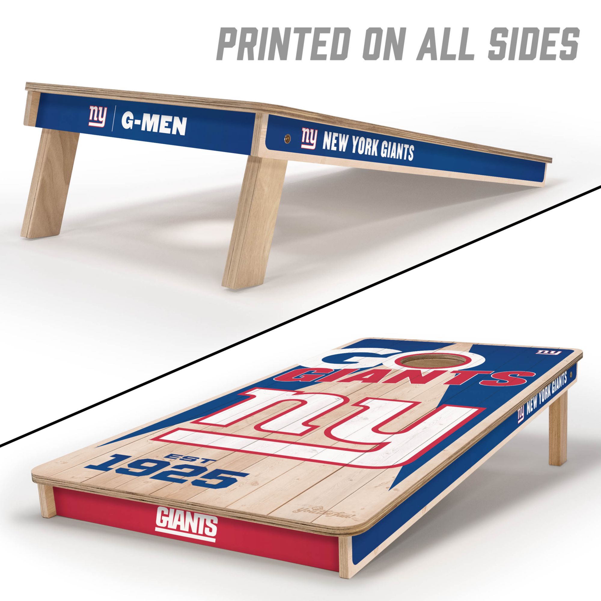 YouTheFan New York Giants 2' x 4' Cornhole Boards product image