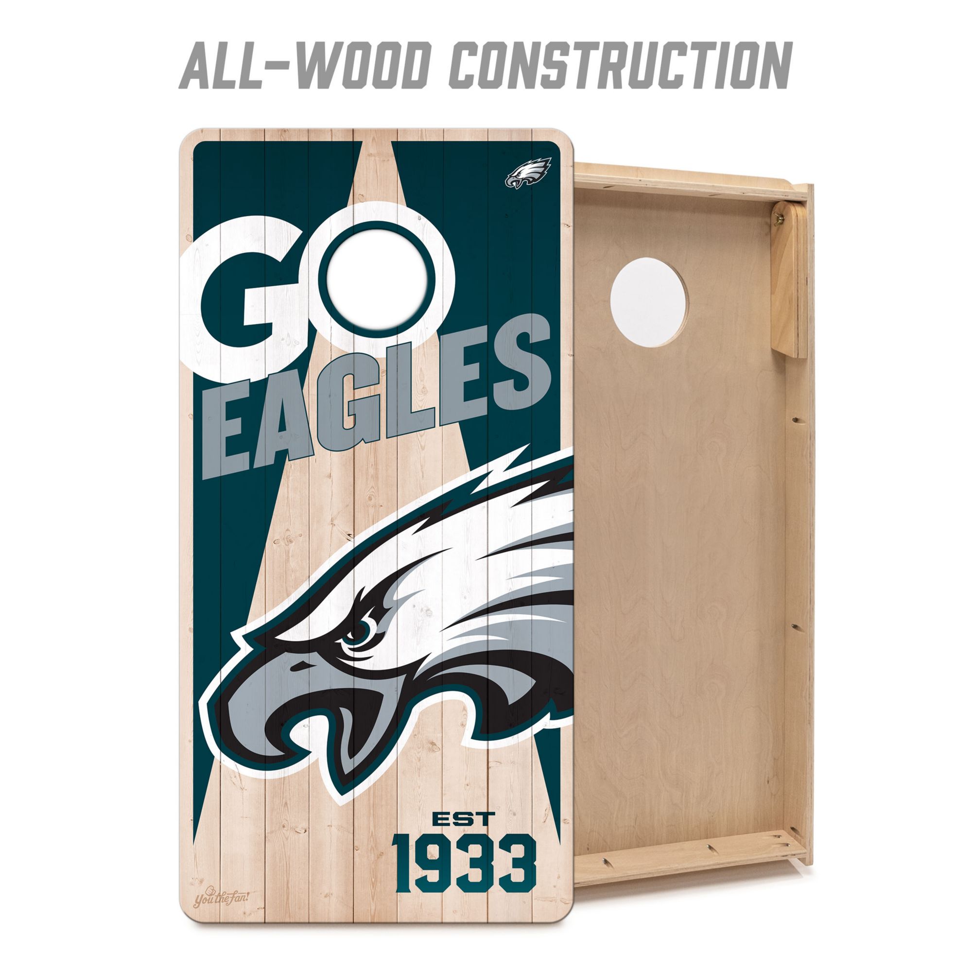 YouTheFan Philadelphia Eagles 2' x 4' Cornhole Boards product image