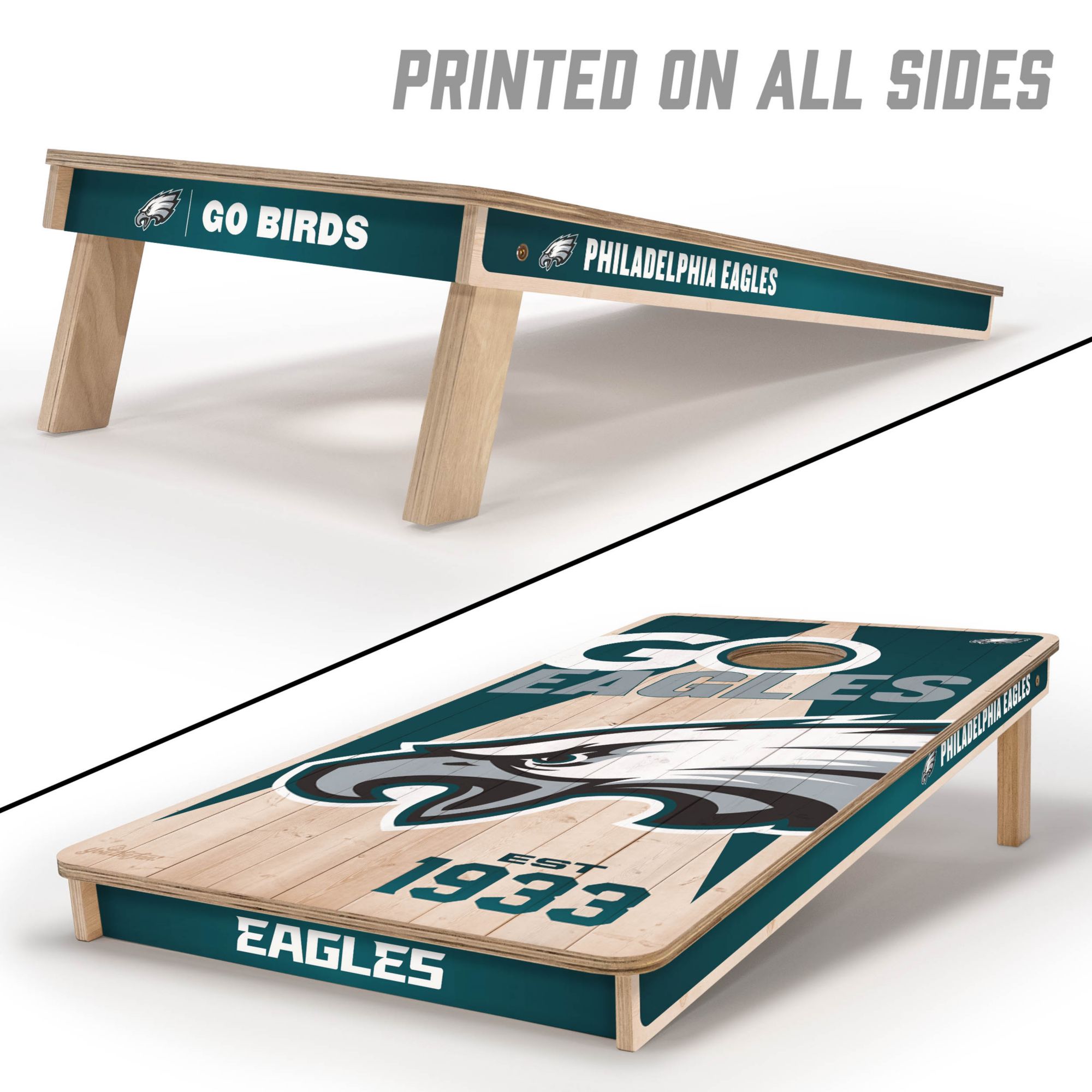 YouTheFan Philadelphia Eagles 2' x 4' Cornhole Boards product image