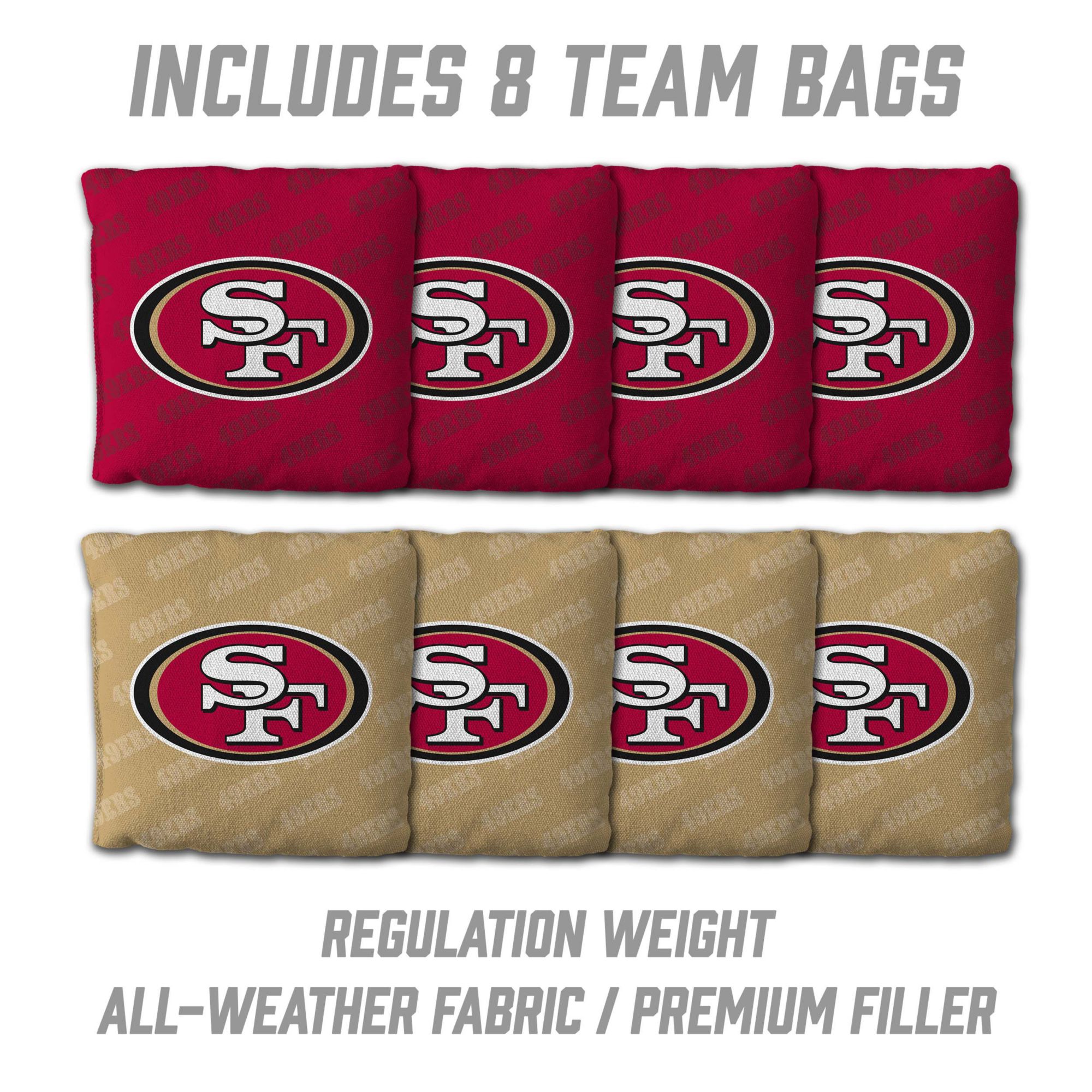 YouTheFan San Francisco 49ers 2' x 4' Cornhole Boards product image