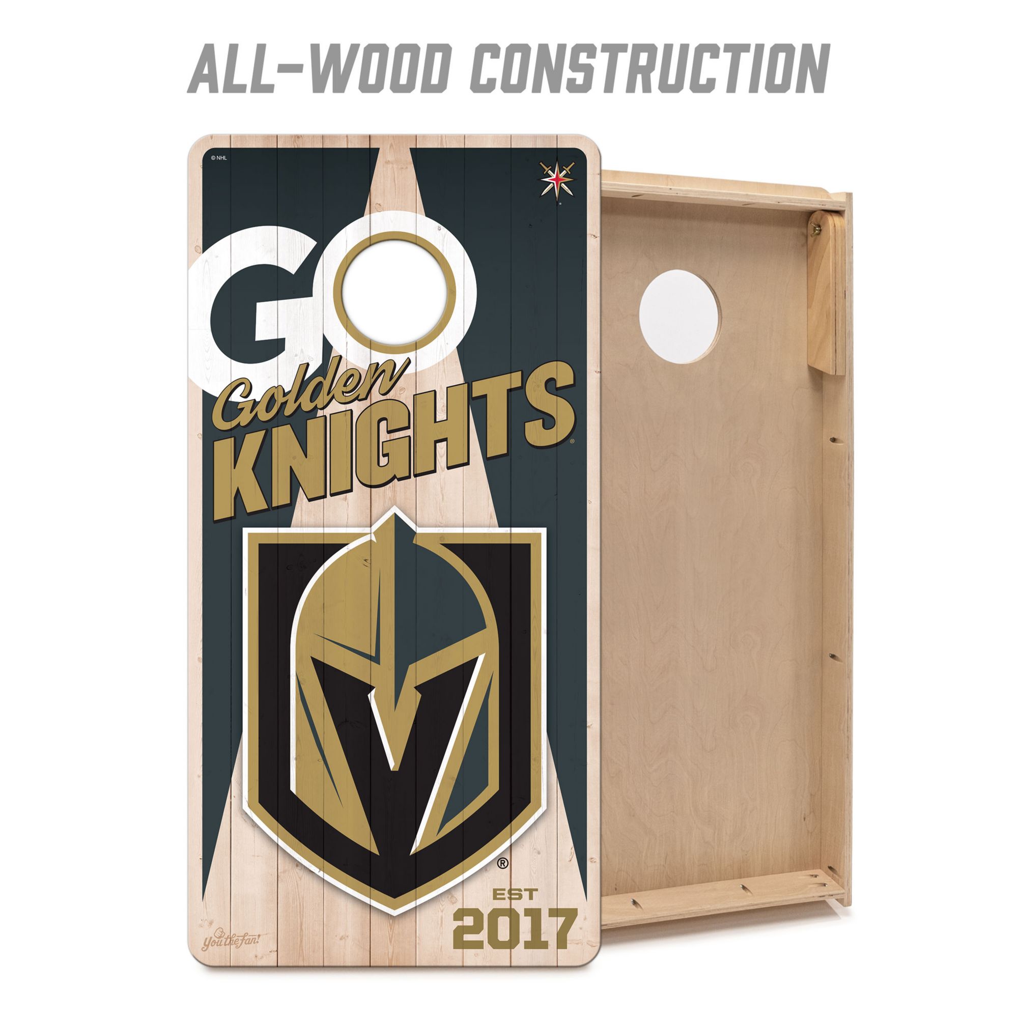 YouTheFan Las Vegas Knights 2' x 4' Cornhole Boards product image