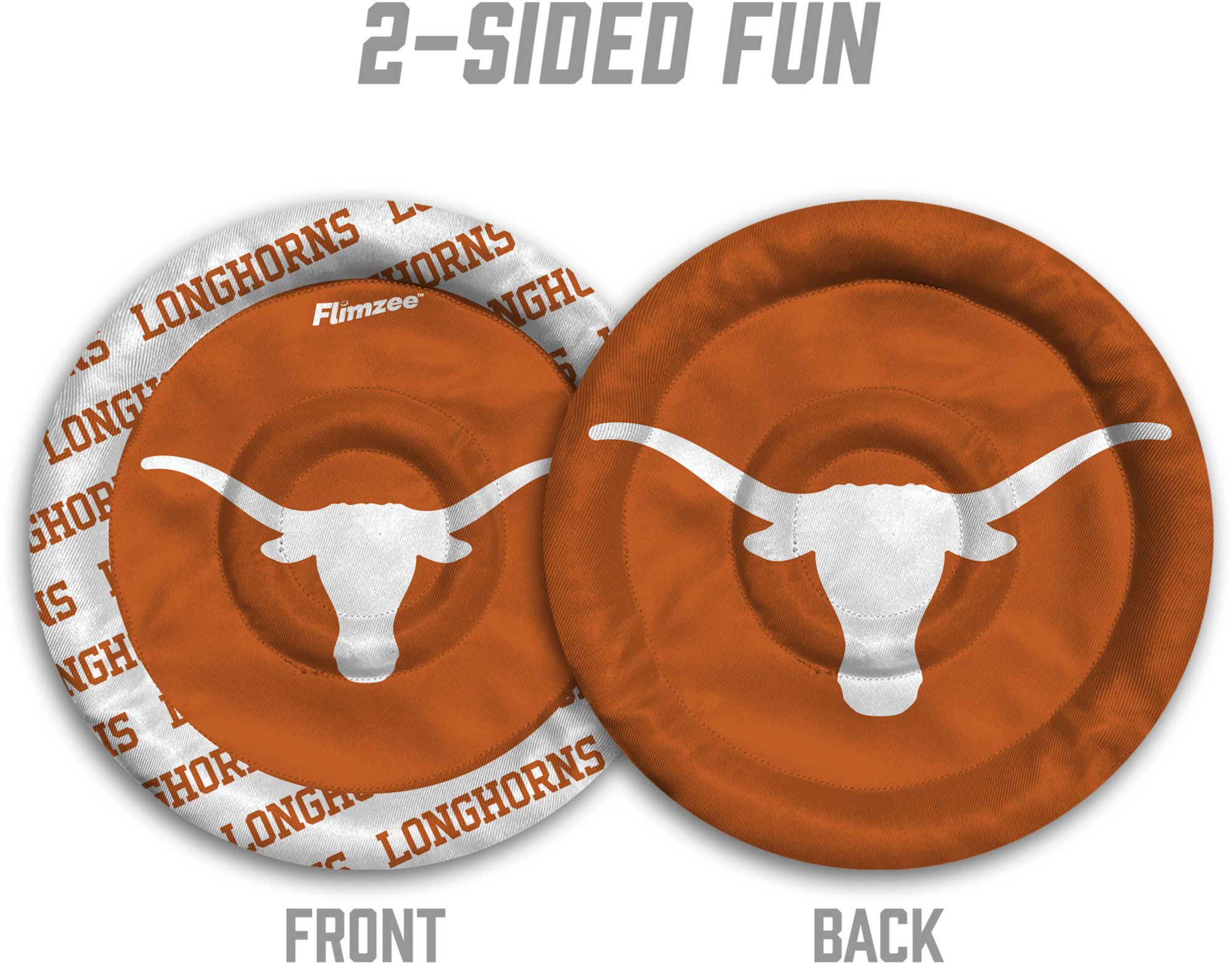 YouTheFan Texas Longhorns Double-Sided Flimzee Disc product image