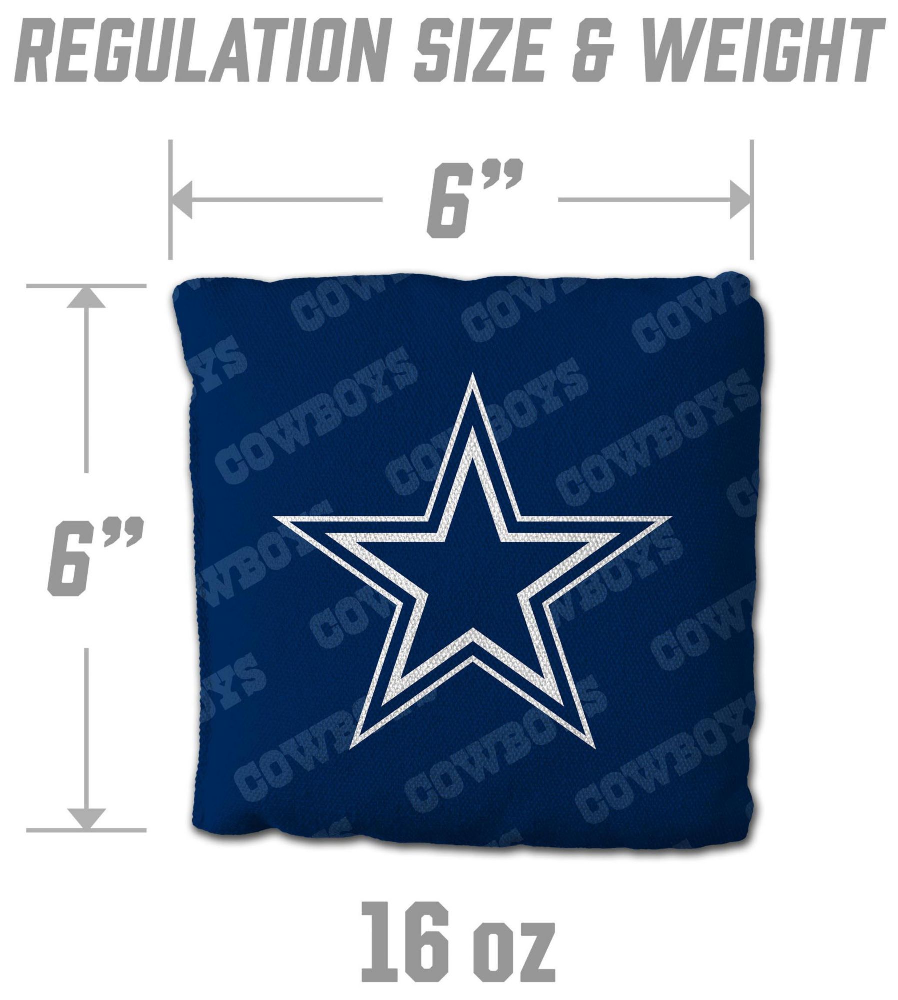 YouTheFan Dallas Cowboys 4-Pack Blue Cornhole Bean Bags product image