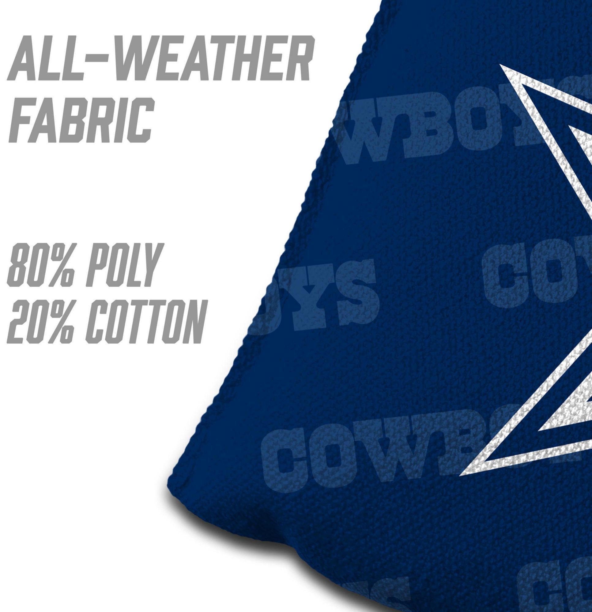 YouTheFan Dallas Cowboys 4-Pack Blue Cornhole Bean Bags product image