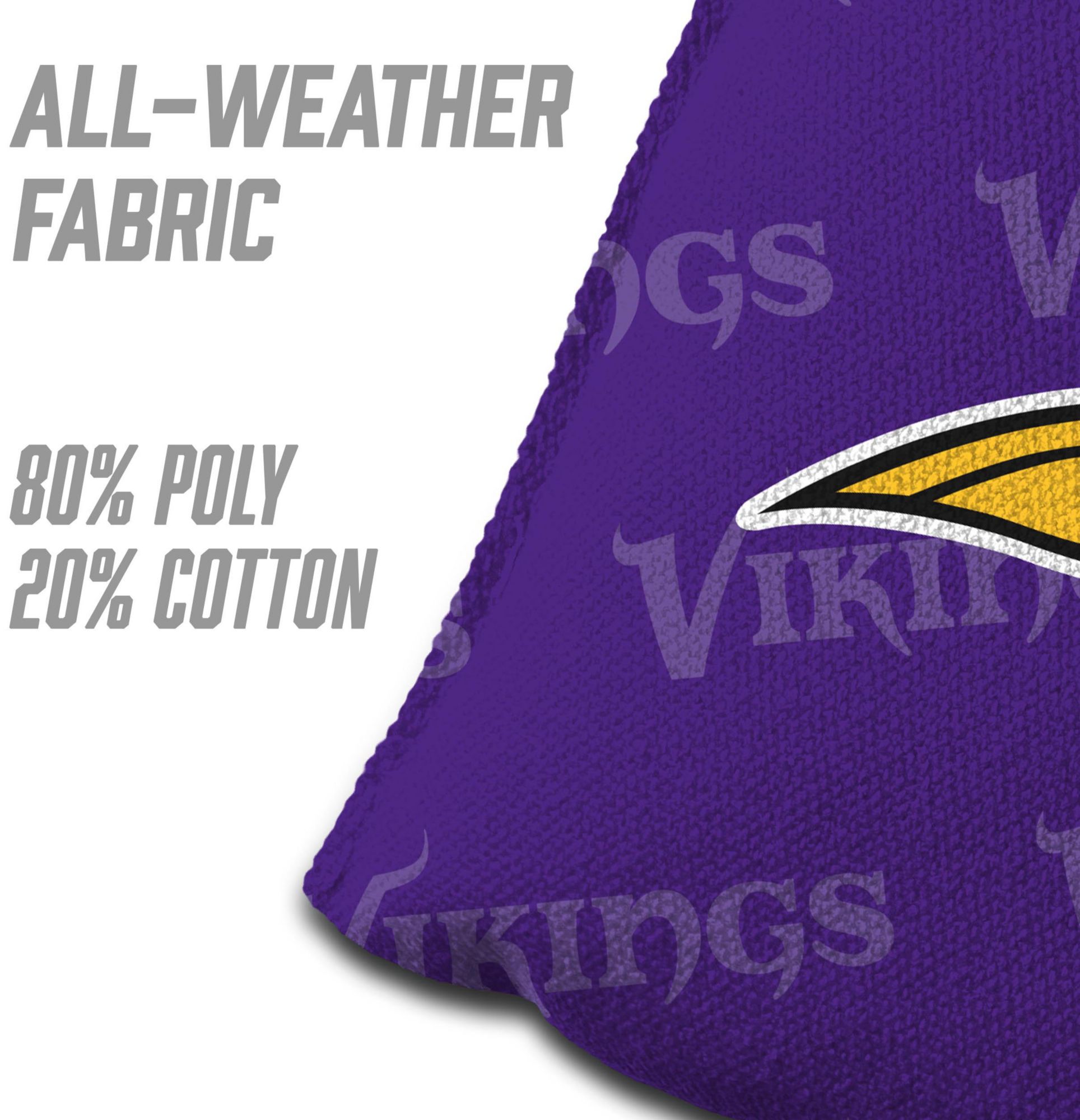 YouTheFan Minnesota Vikings 4-Pack Purple Cornhole Bean Bags product image