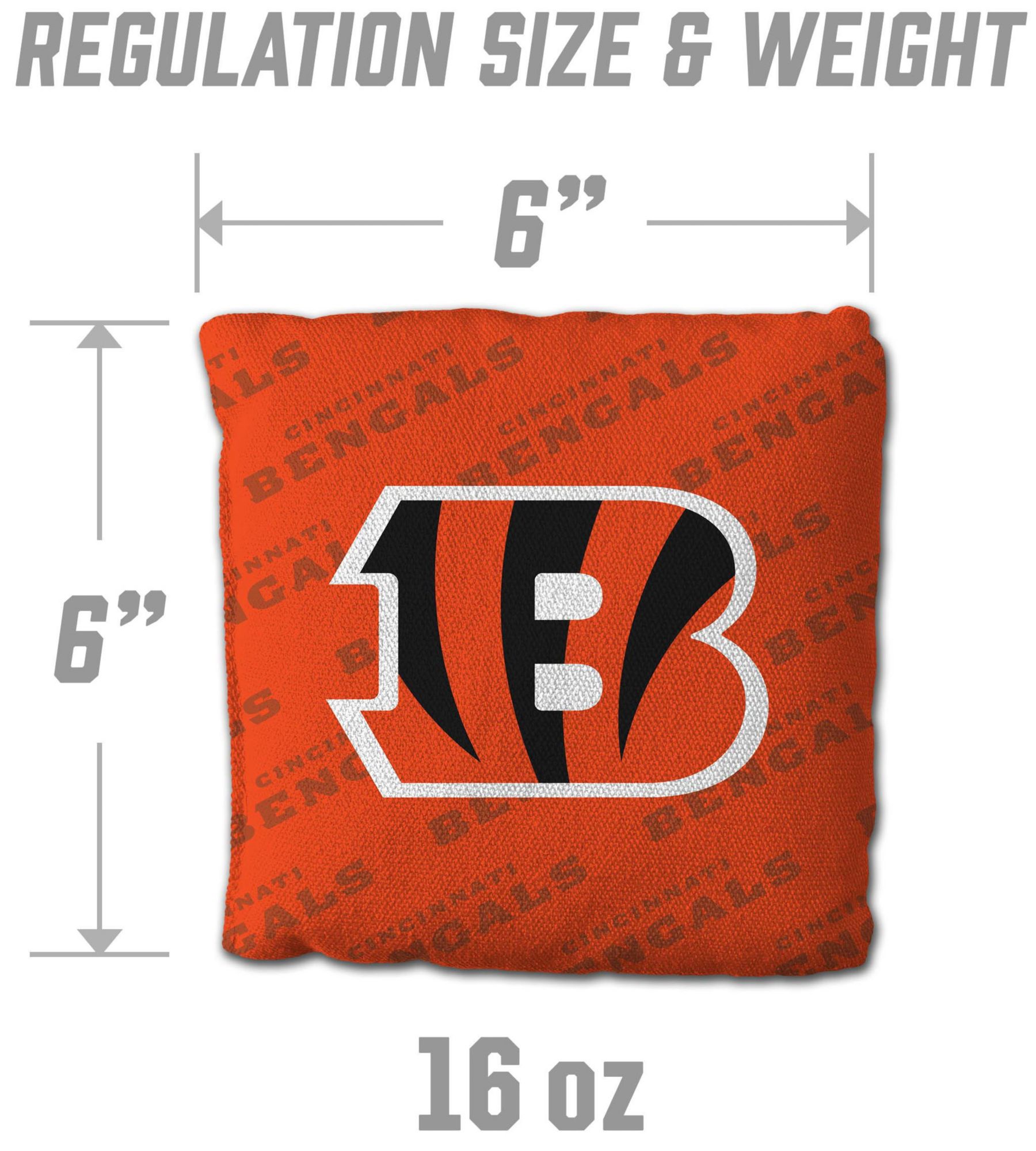 YouTheFan Cincinnati Bengals 4-Pack Orange Cornhole Bean Bags product image