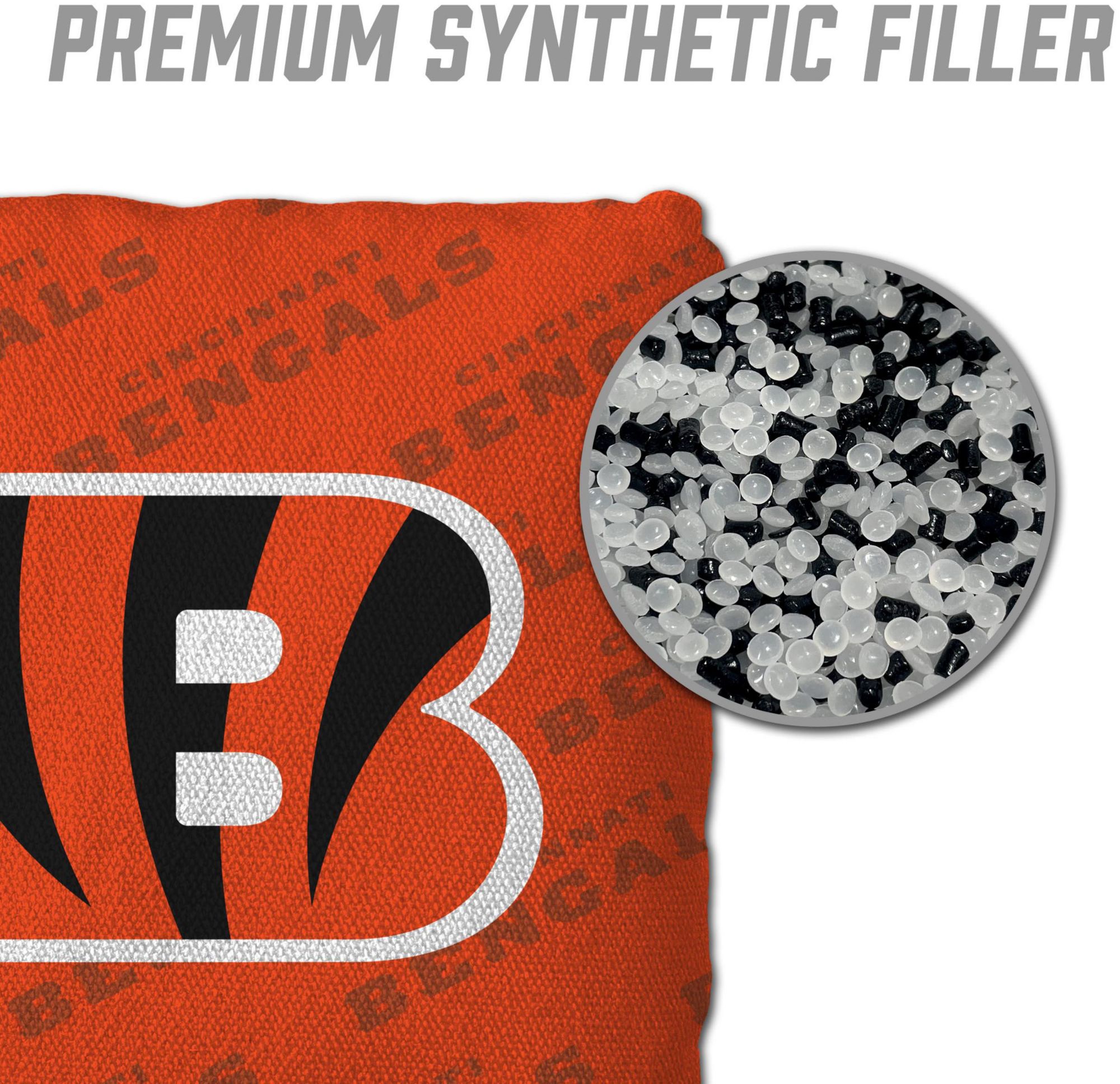 YouTheFan Cincinnati Bengals 4-Pack Orange Cornhole Bean Bags product image