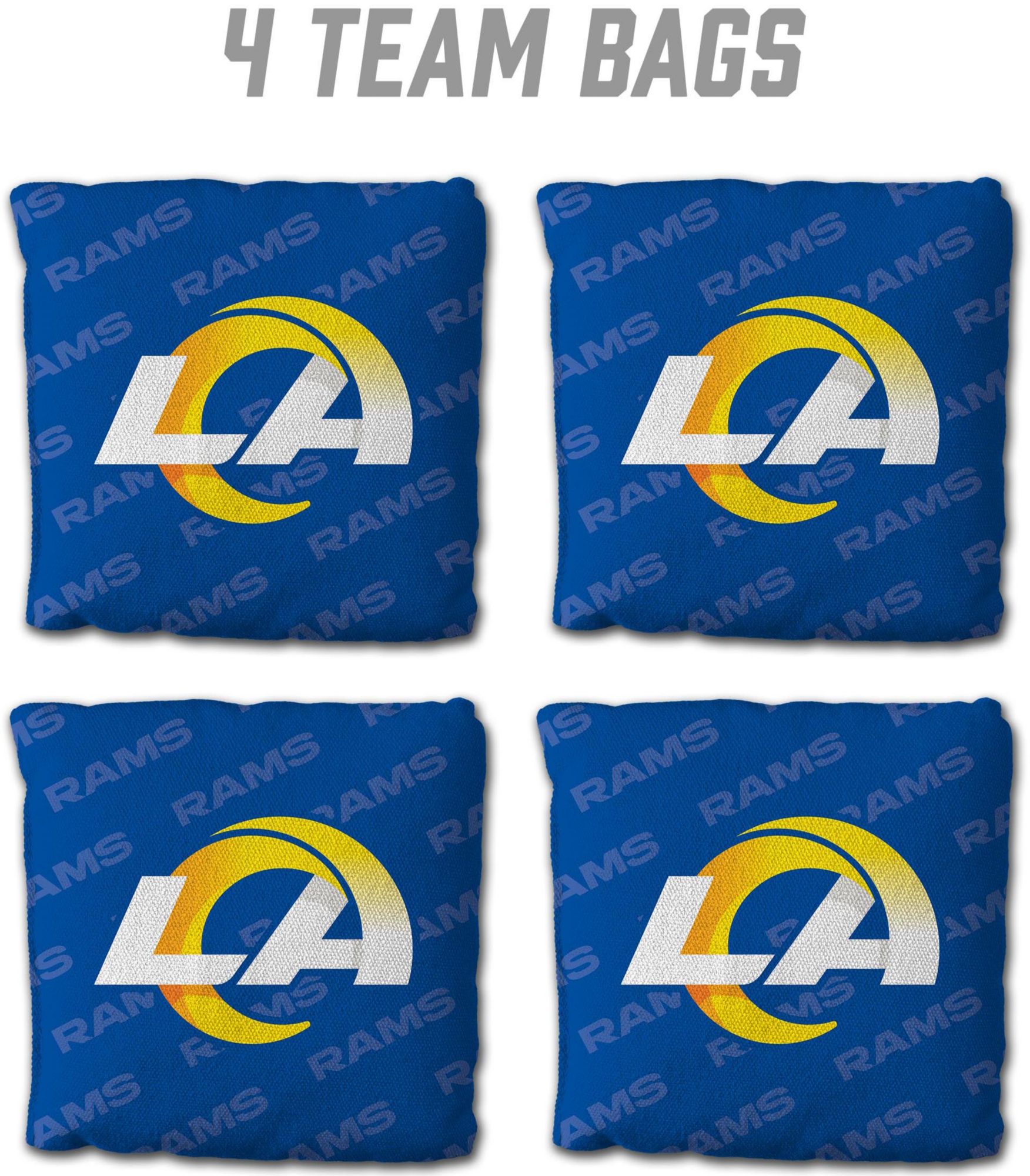 YouTheFan Los Angeles Rams 4-Pack Blue Cornhole Bean Bags product image