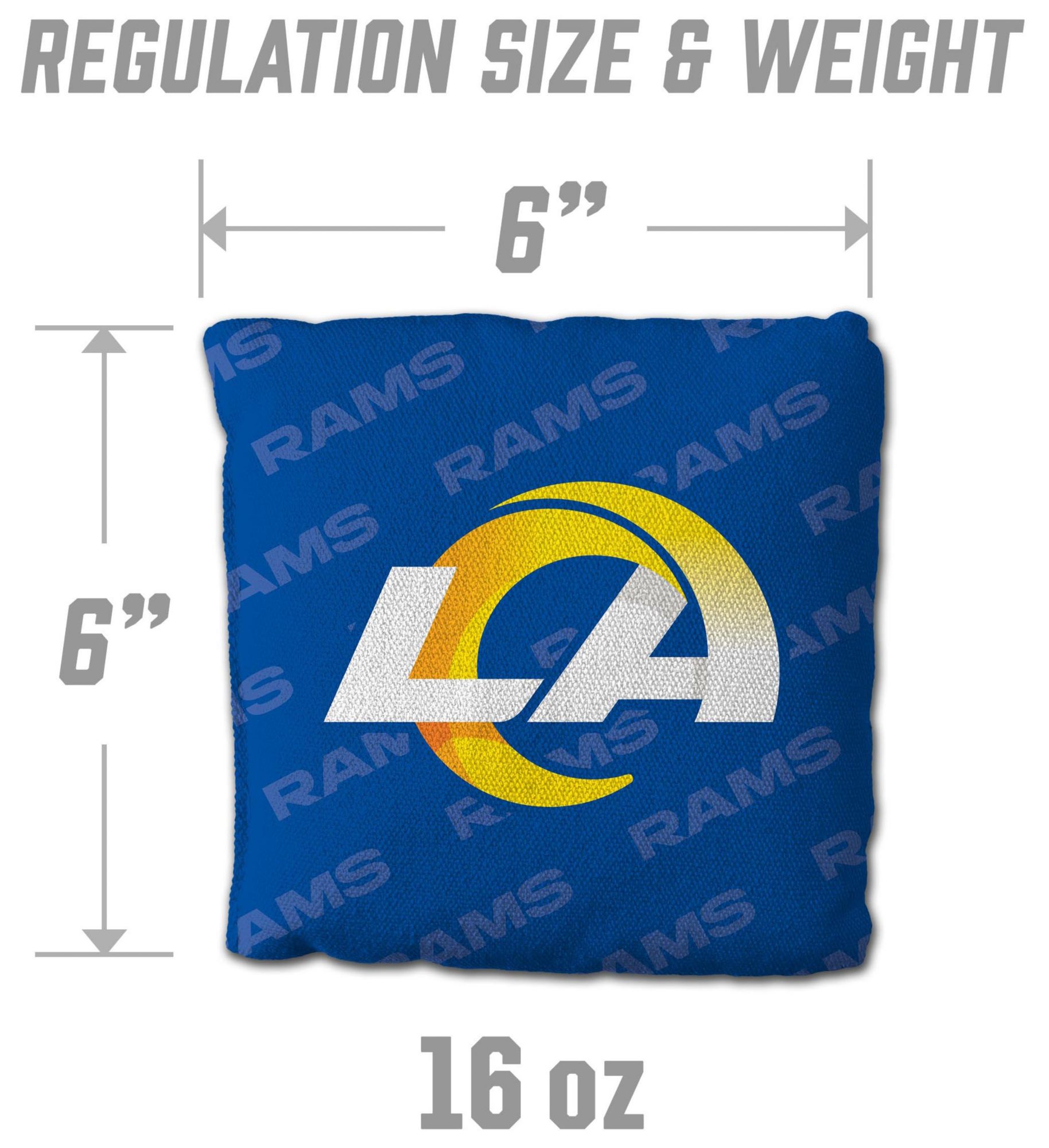 YouTheFan Los Angeles Rams 4-Pack Blue Cornhole Bean Bags product image