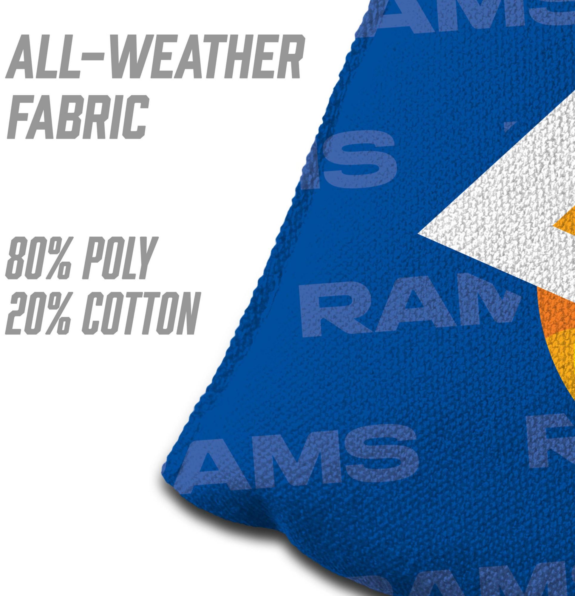 YouTheFan Los Angeles Rams 4-Pack Blue Cornhole Bean Bags product image