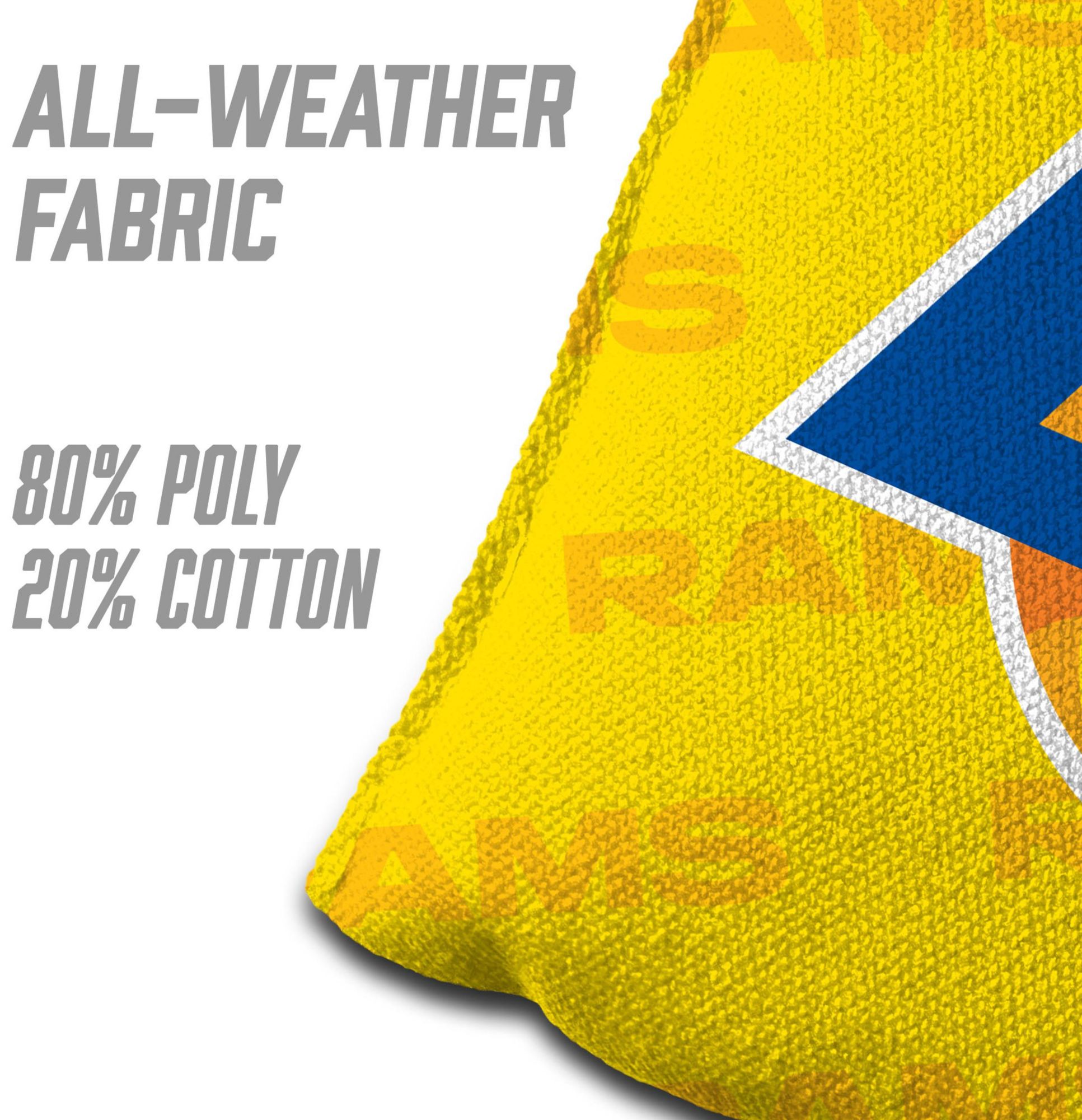 YouTheFan Los Angeles Rams 4-Pack Yellow Cornhole Bean Bags product image