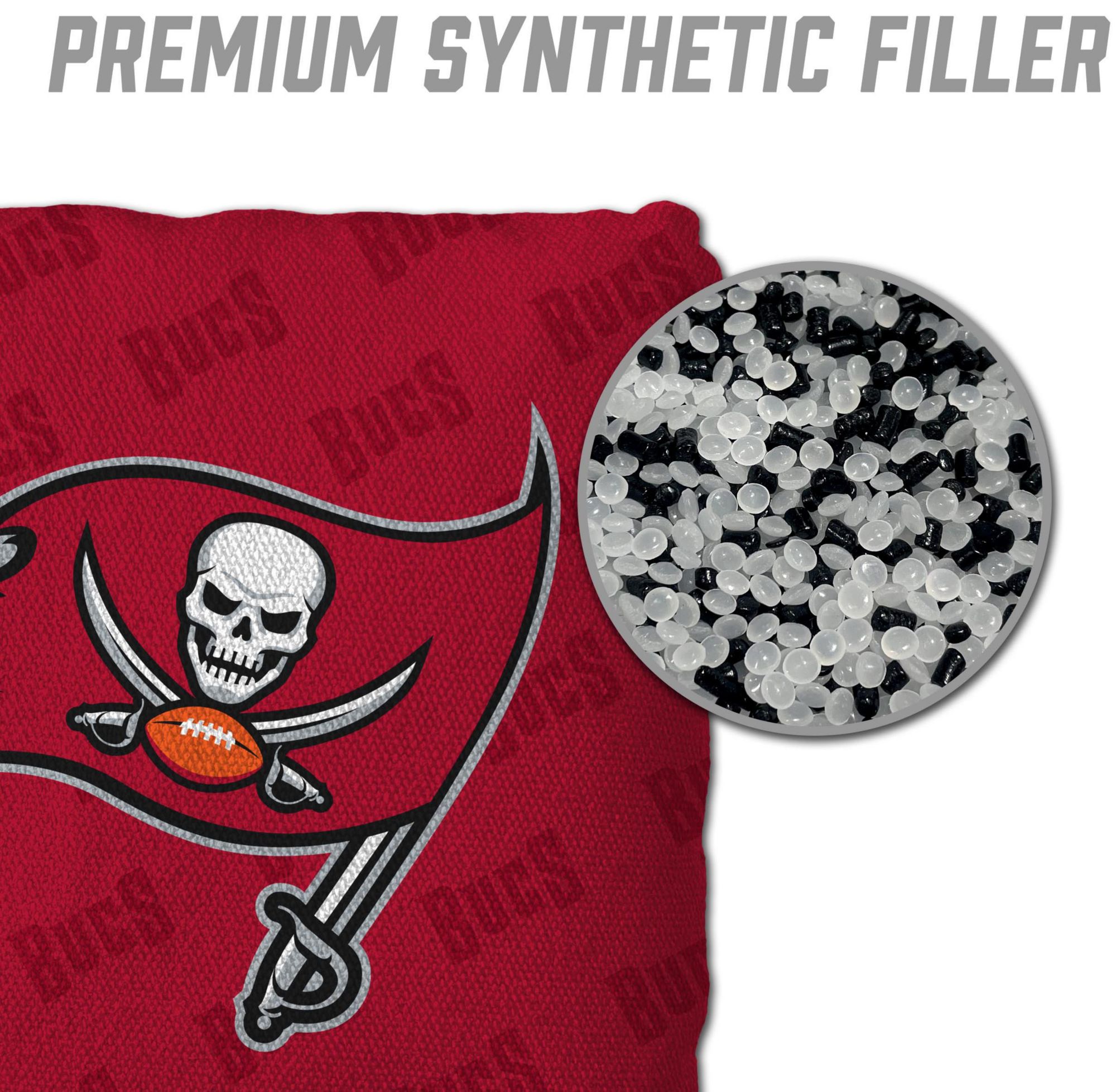 YouTheFan Tampa Bay Buccaneers 4-Pack Red Cornhole Bean Bags product image