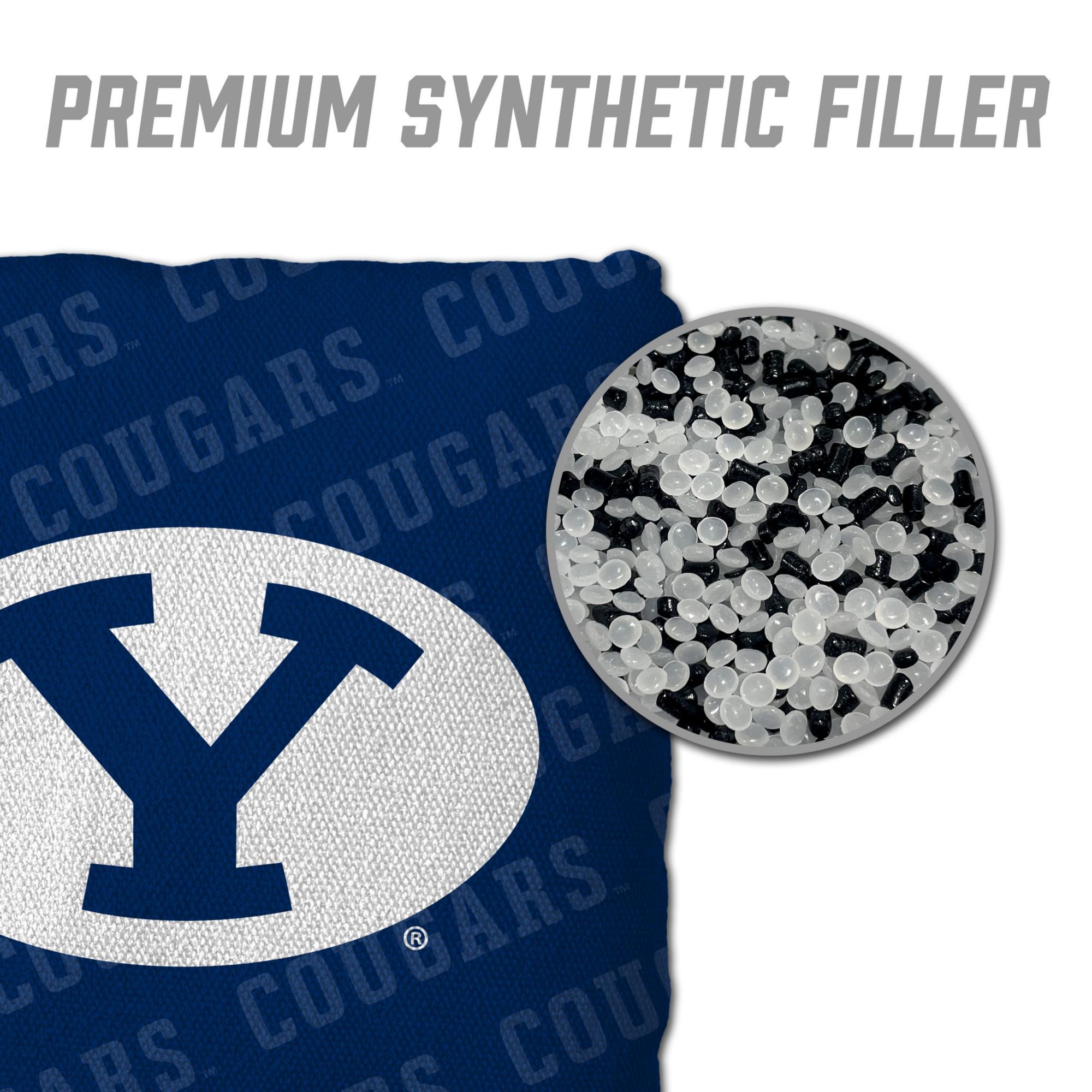 YouTheFan Brigham Young Cougars Blue 4-Pack Cornhole Bean Bag Set product image