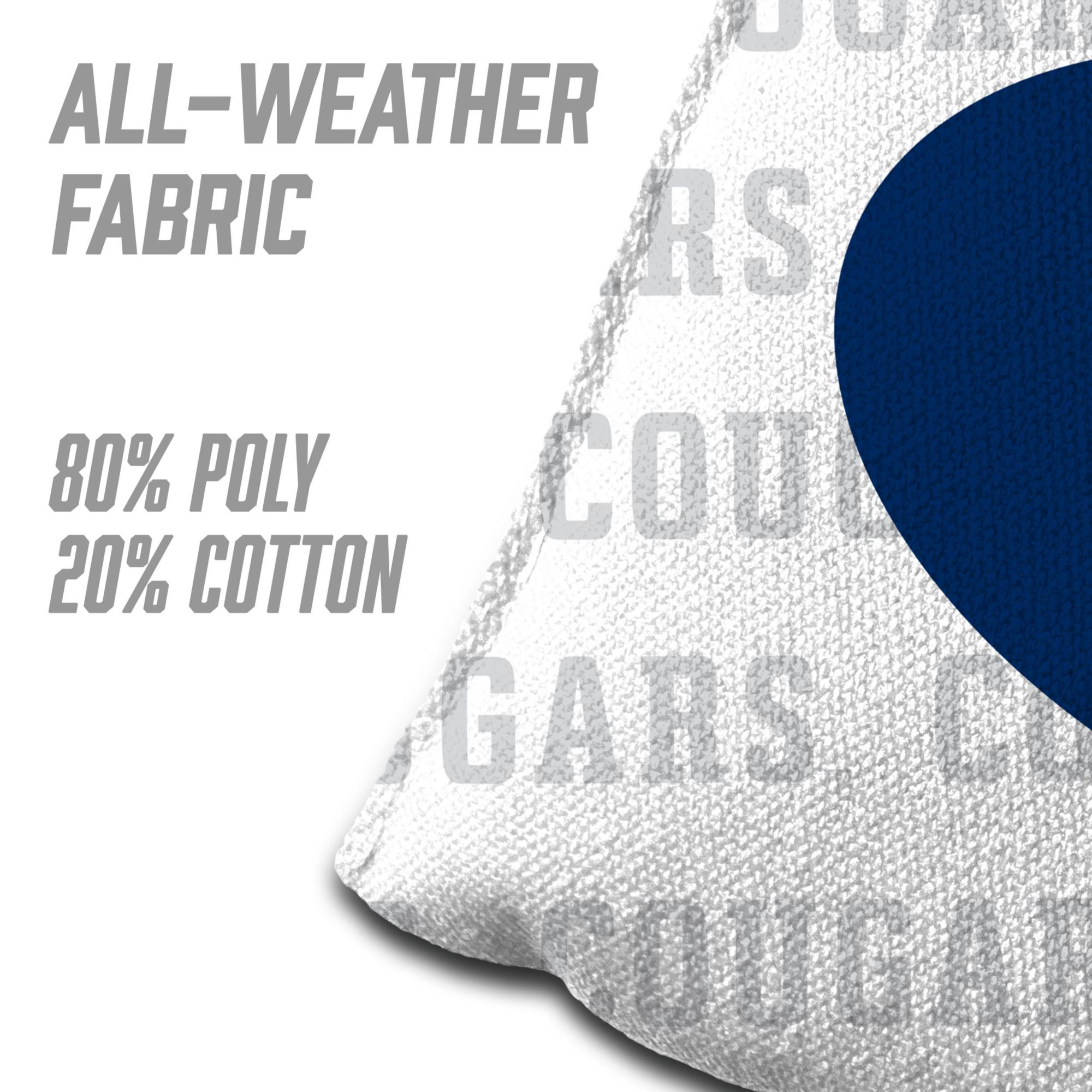 YouTheFan Brigham Young Cougars White 4-Pack Cornhole Bean Bag Set product image