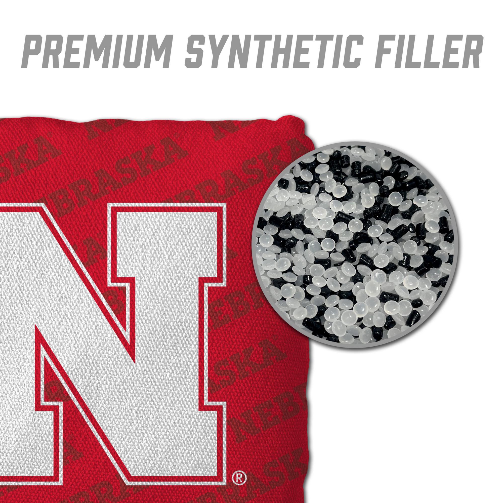 YouTheFan Nebraska Cornhuskers Red 4-Pack Cornhole Bean Bag Set product image