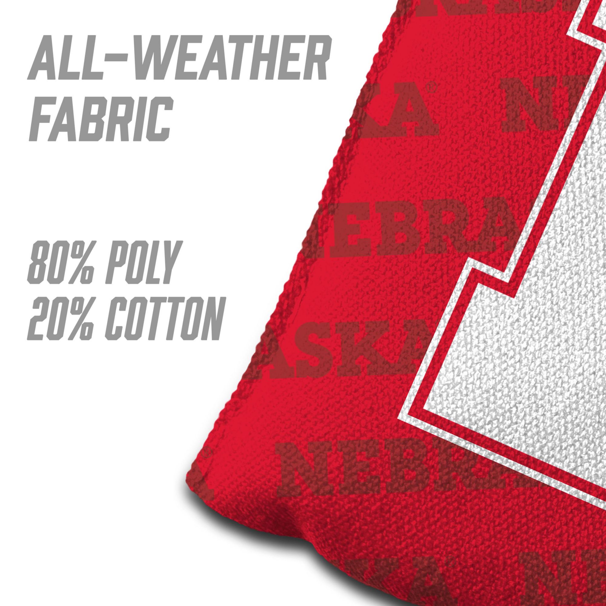 YouTheFan Nebraska Cornhuskers Red 4-Pack Cornhole Bean Bag Set product image