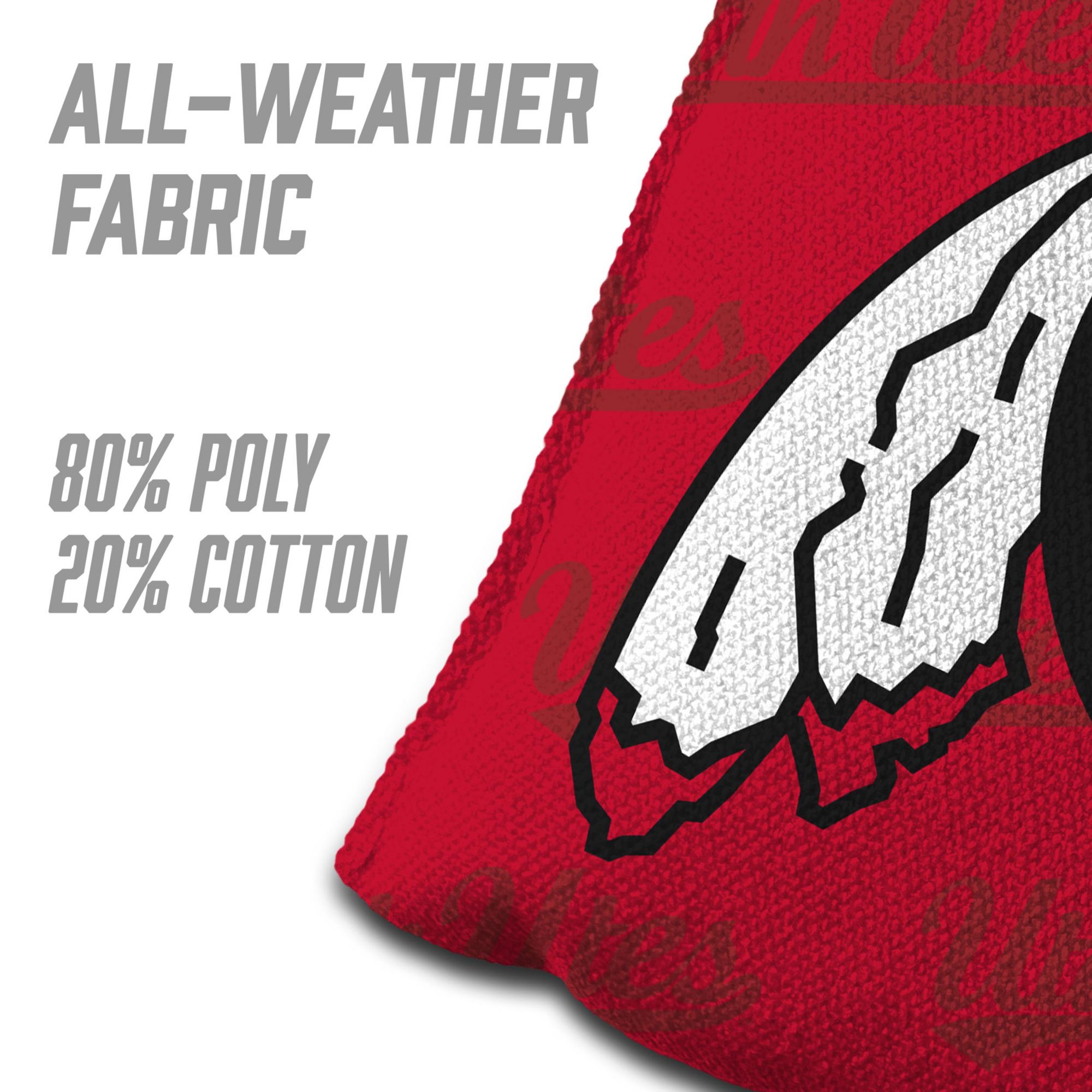 YouTheFan Utah Utes Red 4-Pack Cornhole Bean Bag Set product image