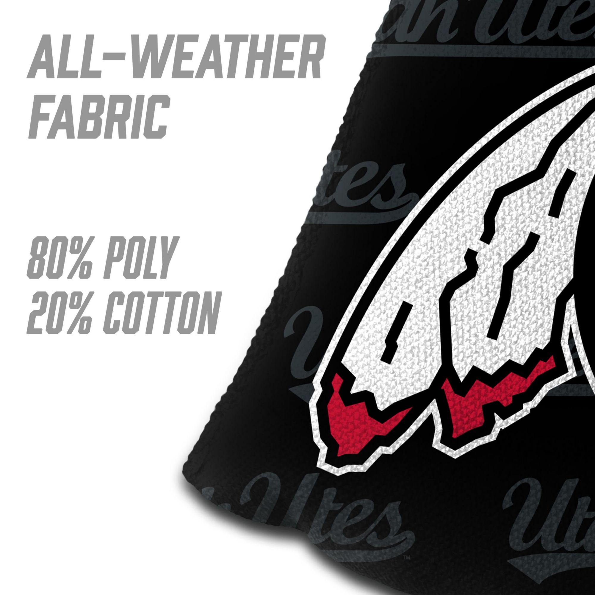 YouTheFan Utah Utes Black 4-Pack Cornhole Bean Bag Set product image