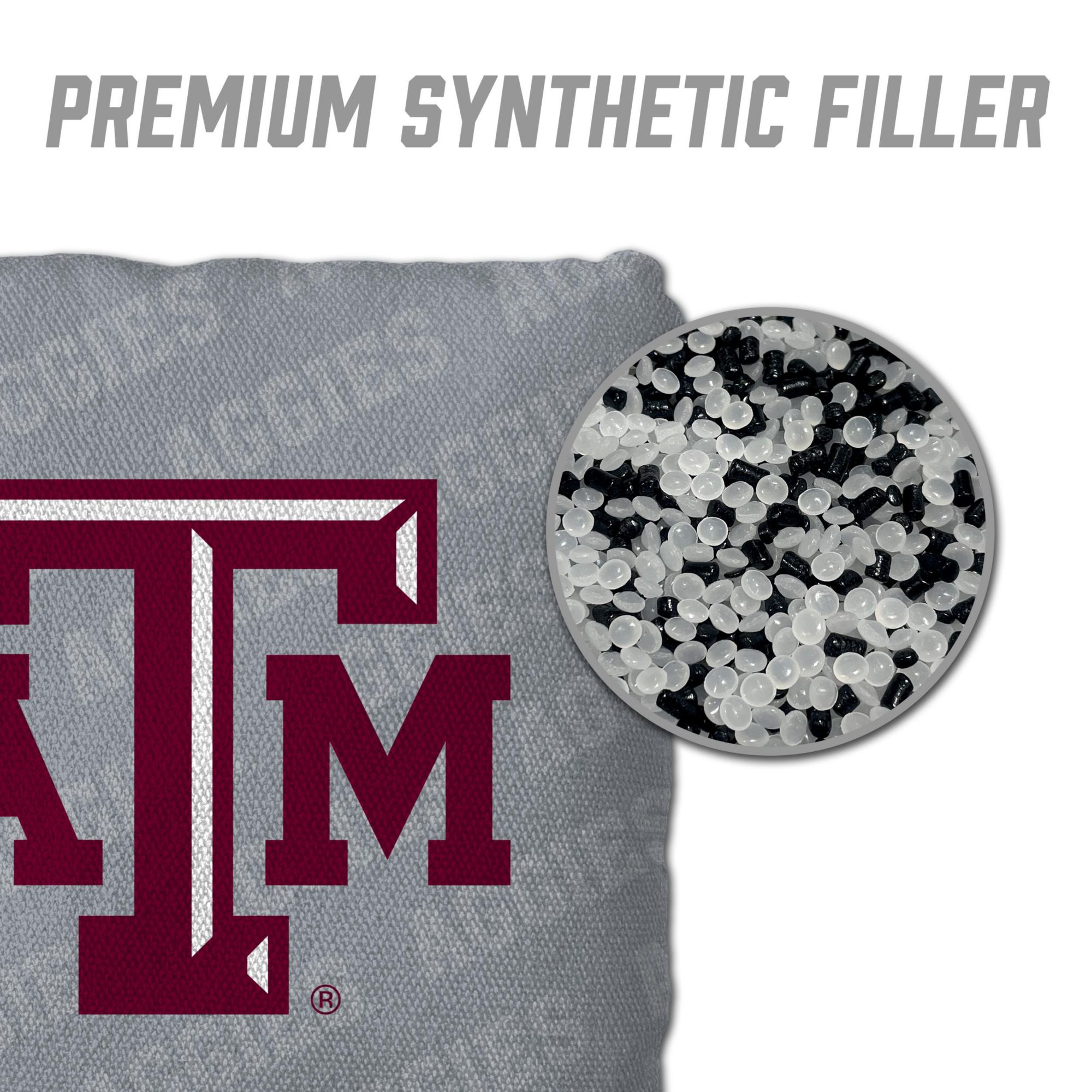 YouTheFan Texas A&M Aggies Grey 4-Pack Cornhole Bean Bag Set product image