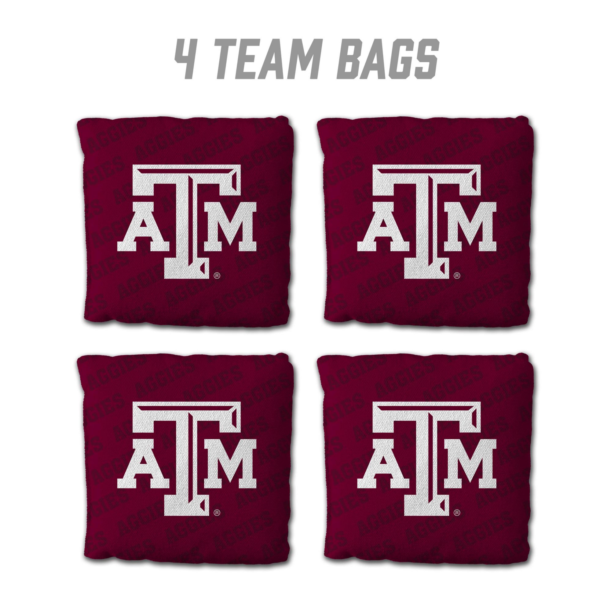 YouTheFan Texas A&M Aggies Maroon 4-Pack Cornhole Bean Bag Set product image
