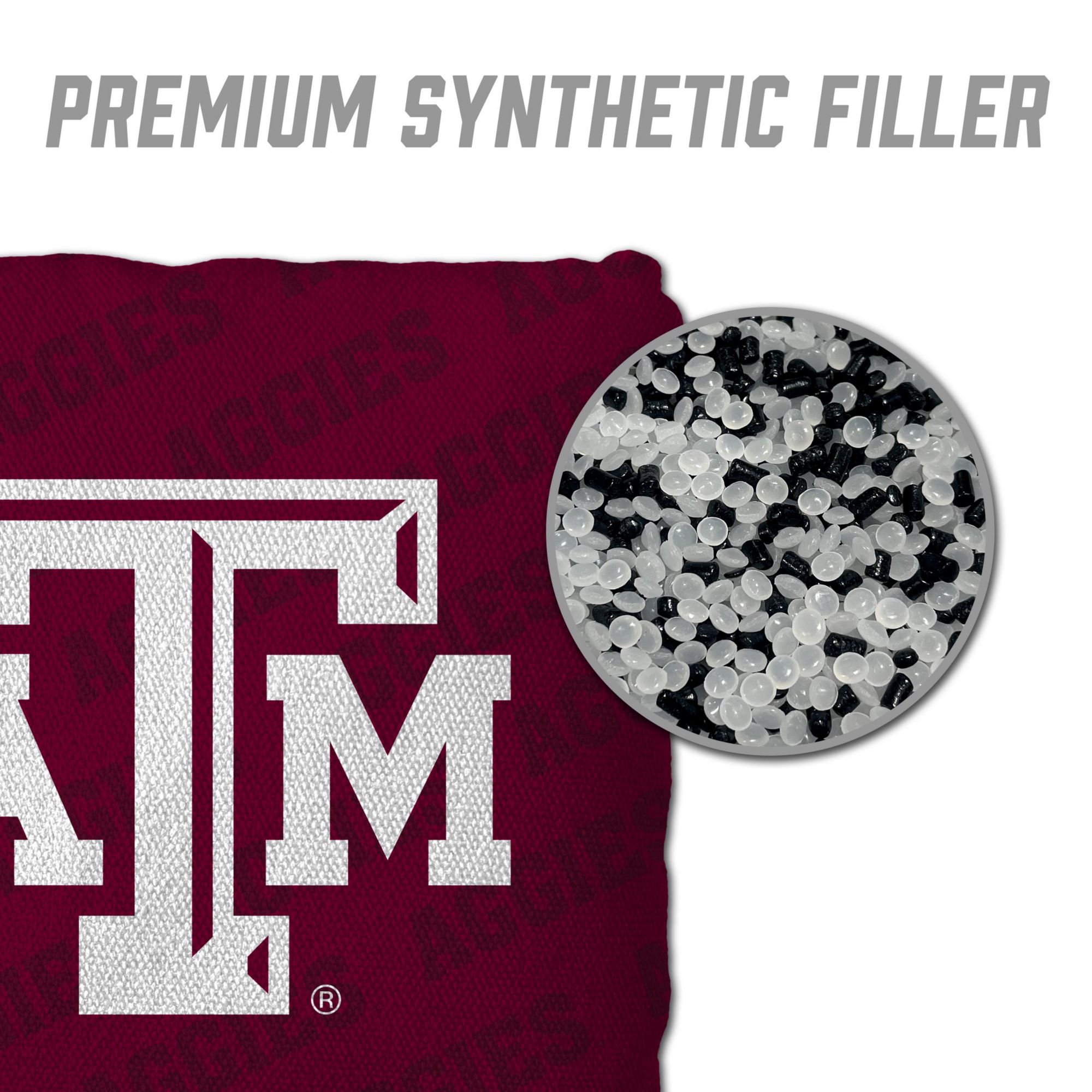 YouTheFan Texas A&M Aggies Maroon 4-Pack Cornhole Bean Bag Set product image