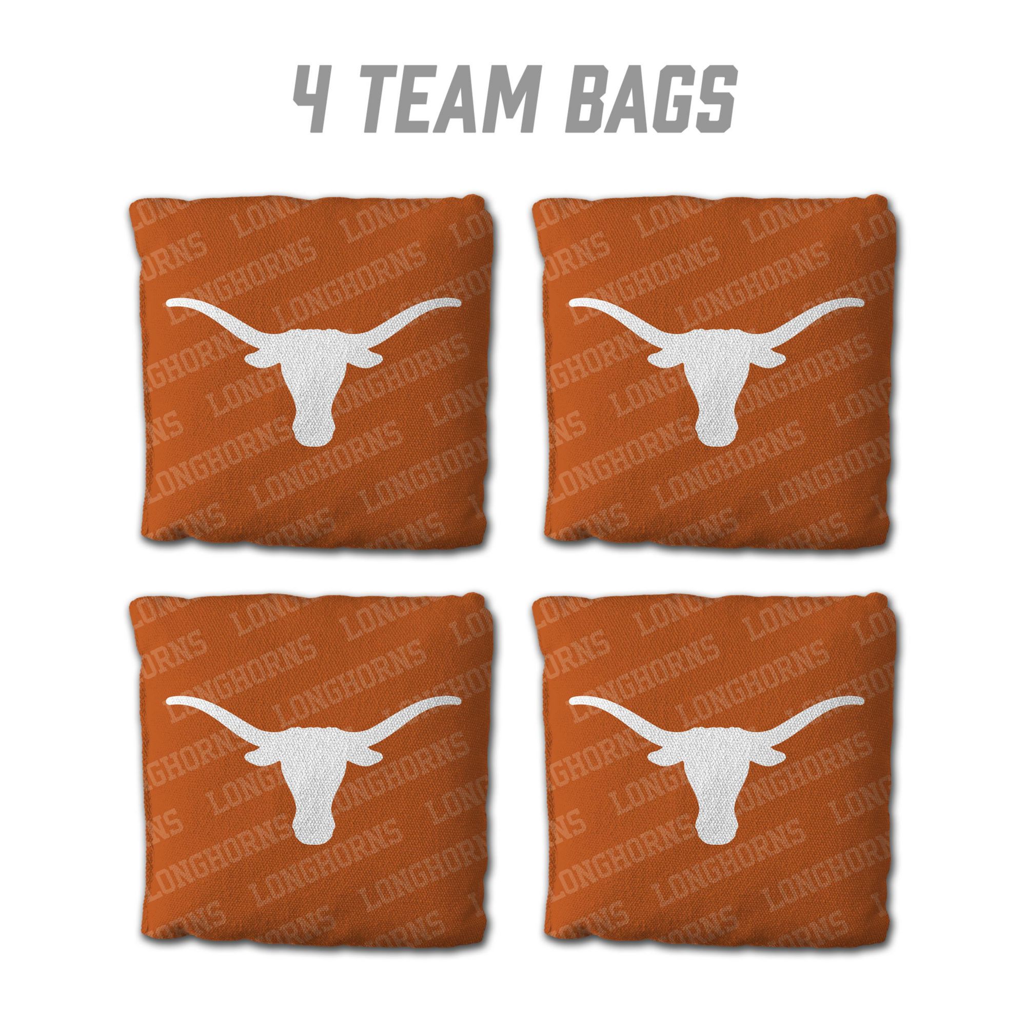 YouTheFan Texas Longhorns Orange 4-Pack Cornhole Bean Bag Set product image